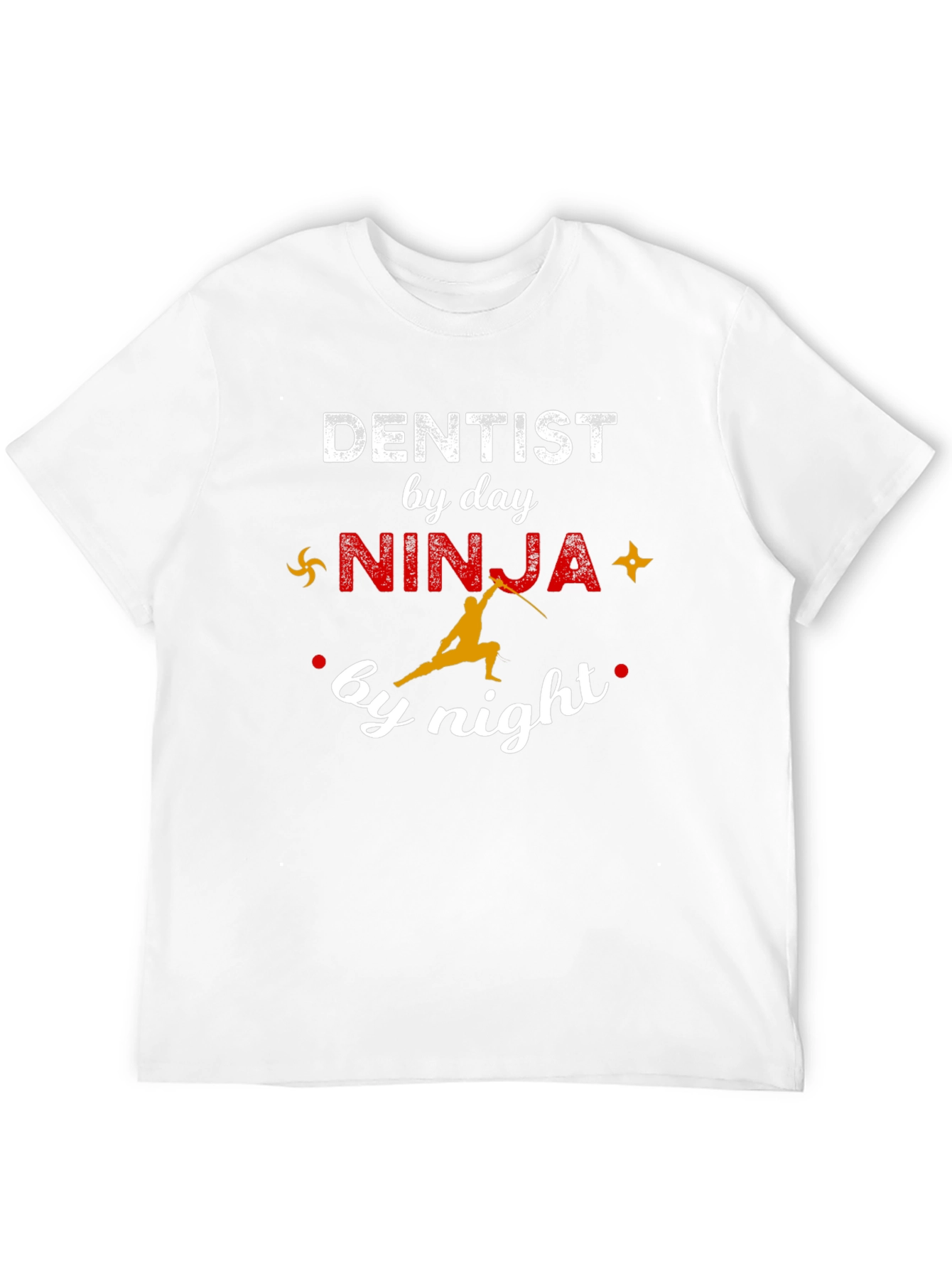 Dentist Ninja Graphic T-Shirt - Novelty Tee