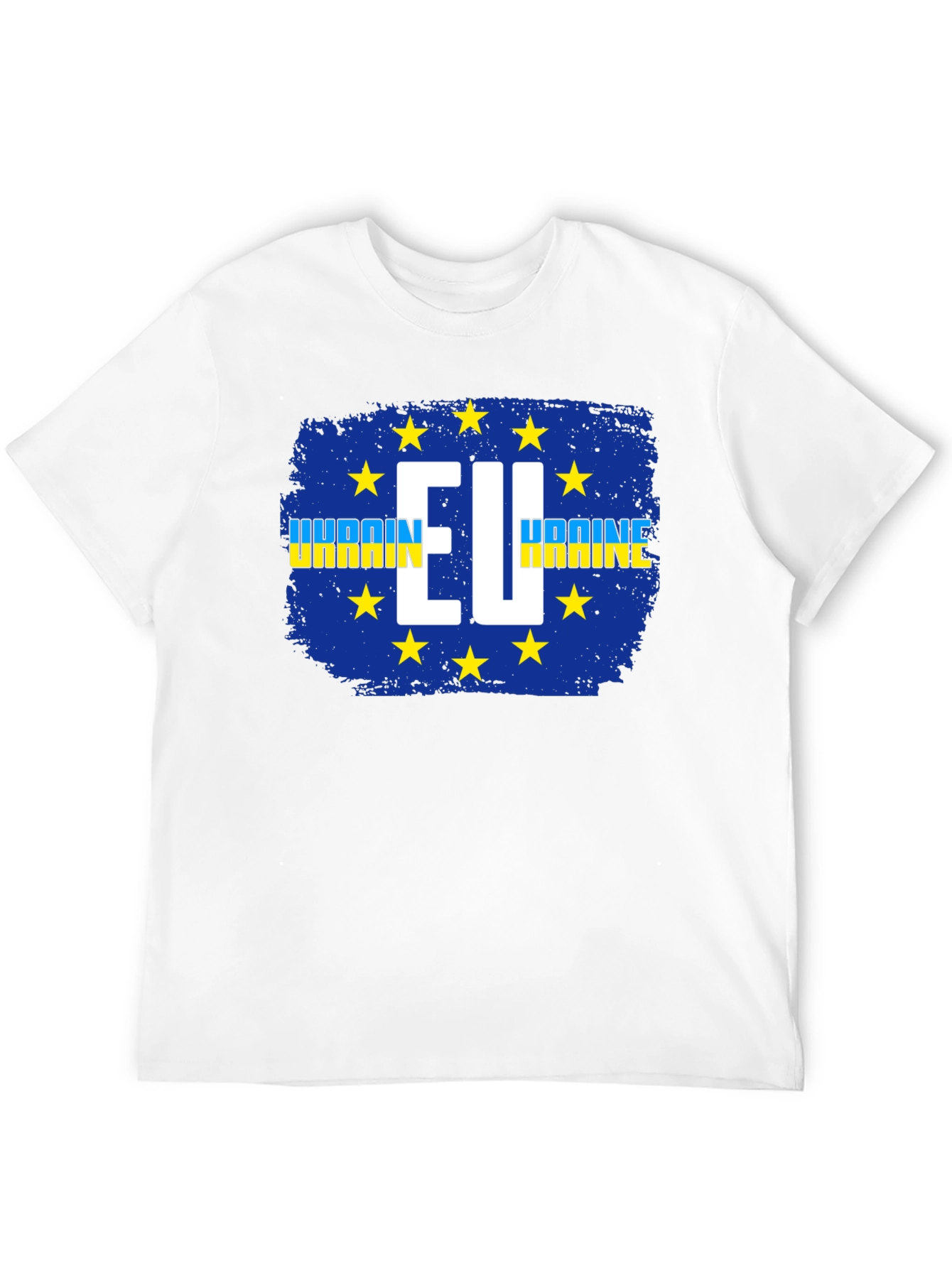 Ukraine EU Flag T-Shirt