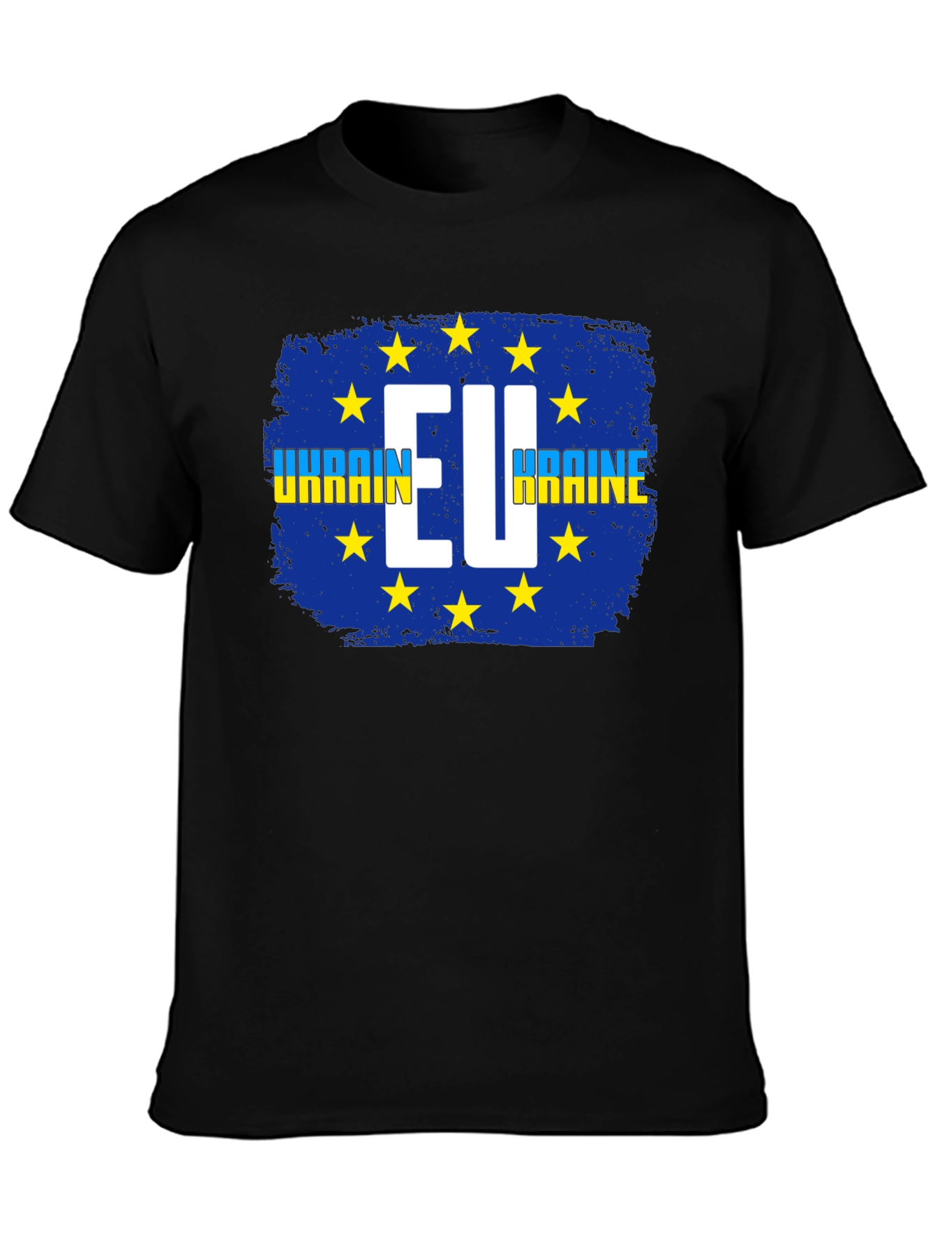 Ukraine EU Flag T-Shirt