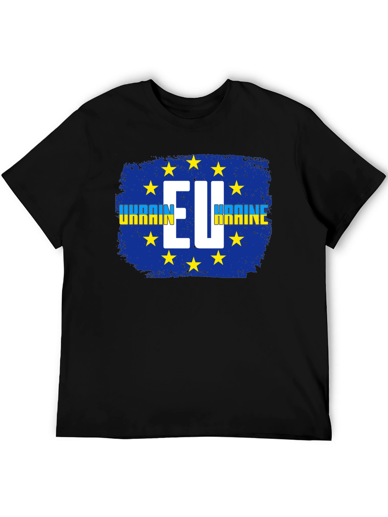 Ukraine EU Flag T-Shirt
