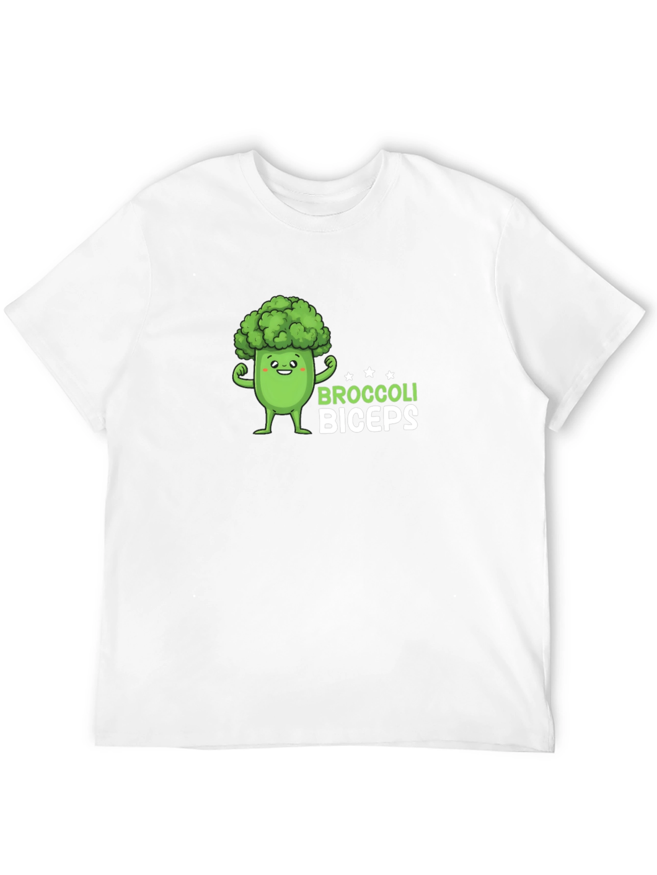 Broccoli Biceps Black T-Shirt - Funny Gym Tee