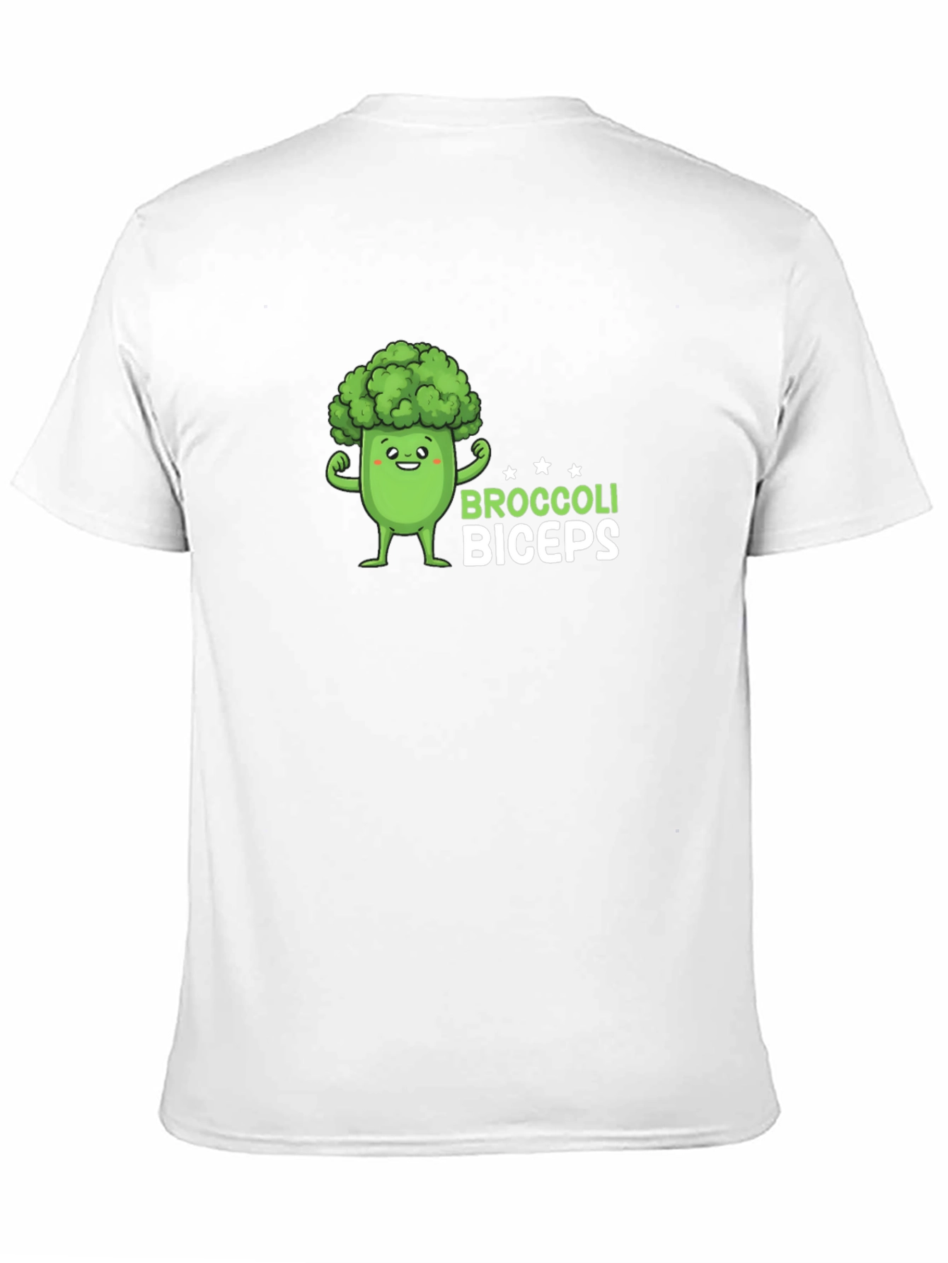 Broccoli Biceps Black T-Shirt - Funny Gym Tee