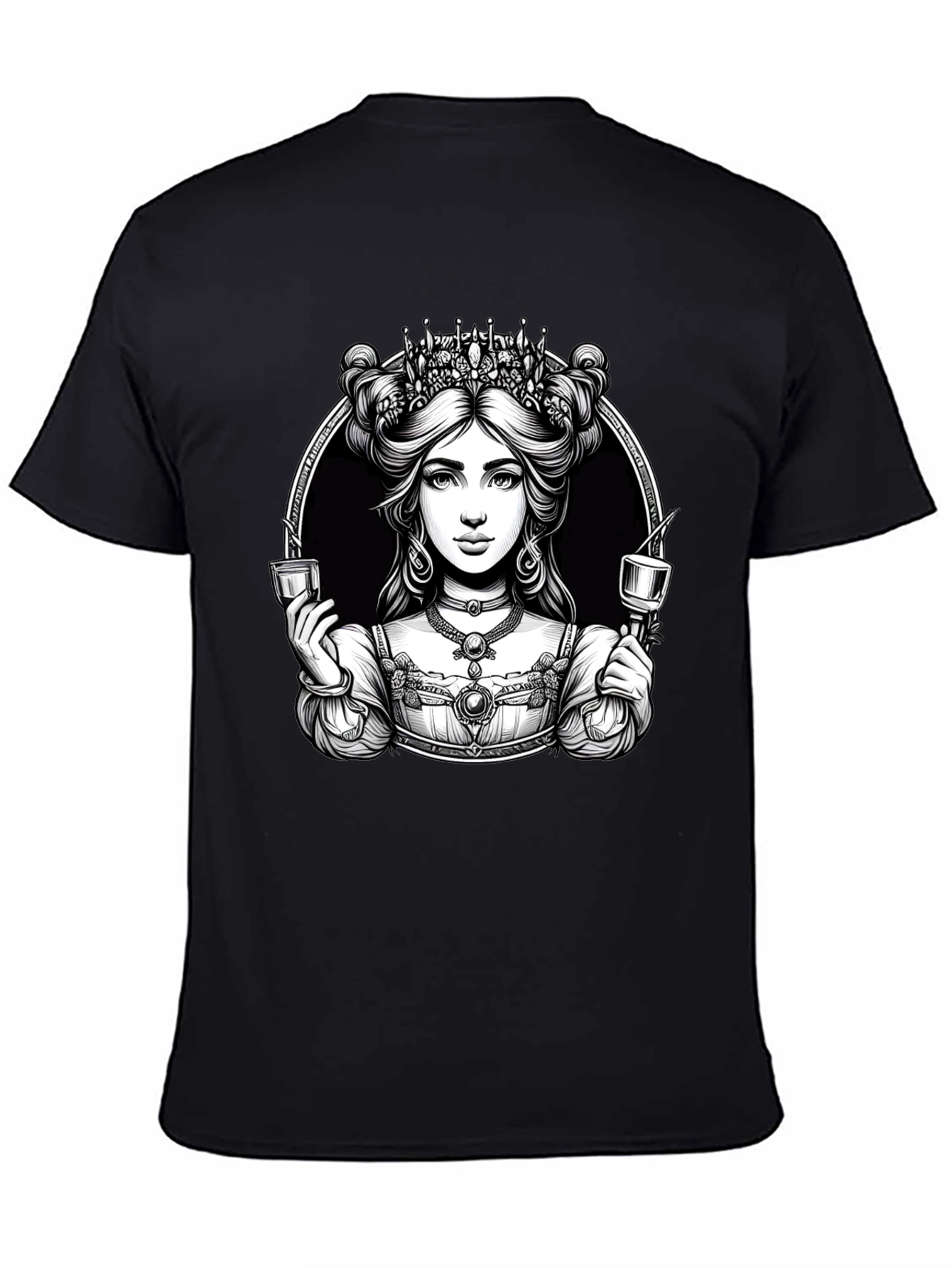 Queen Black T-Shirt - Stylish Graphic Tee