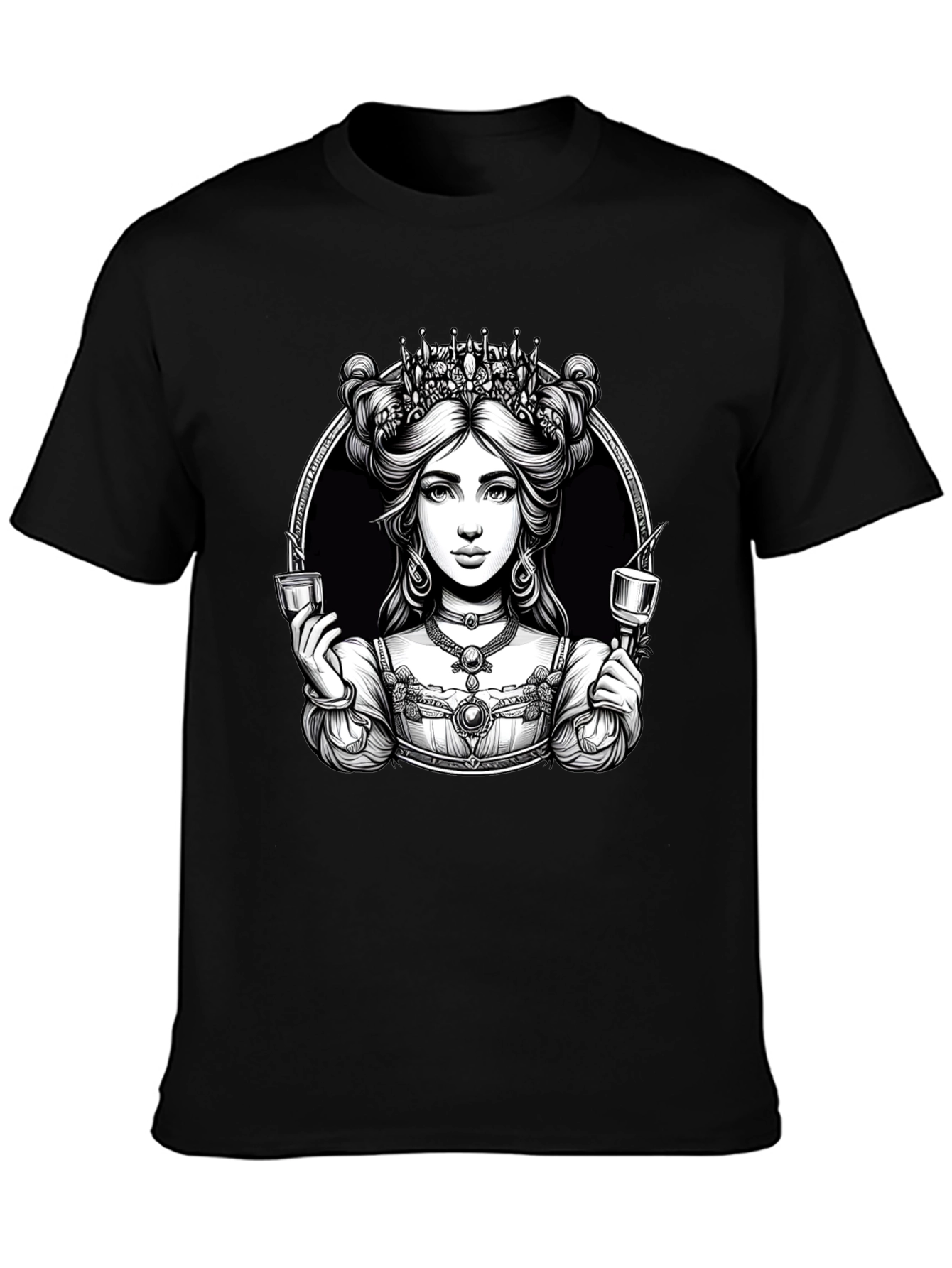 Queen Black T-Shirt - Stylish Graphic Tee