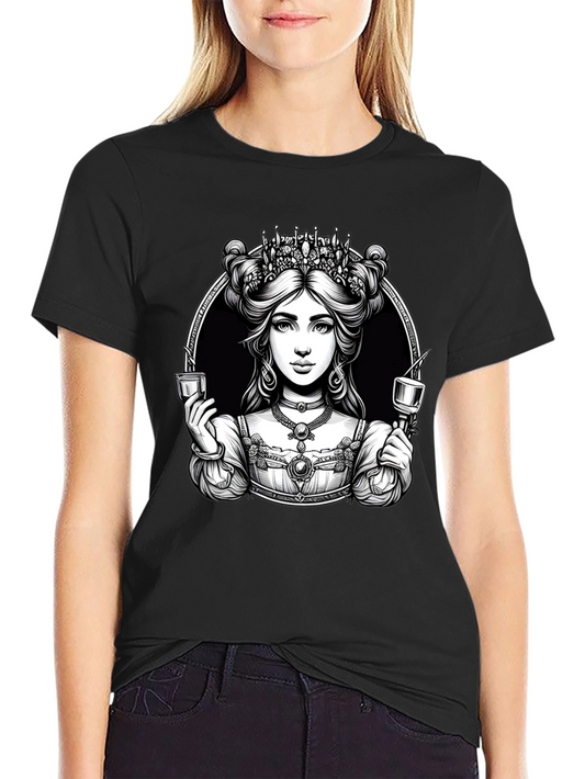 Queen Black T-Shirt - Stylish Graphic Tee