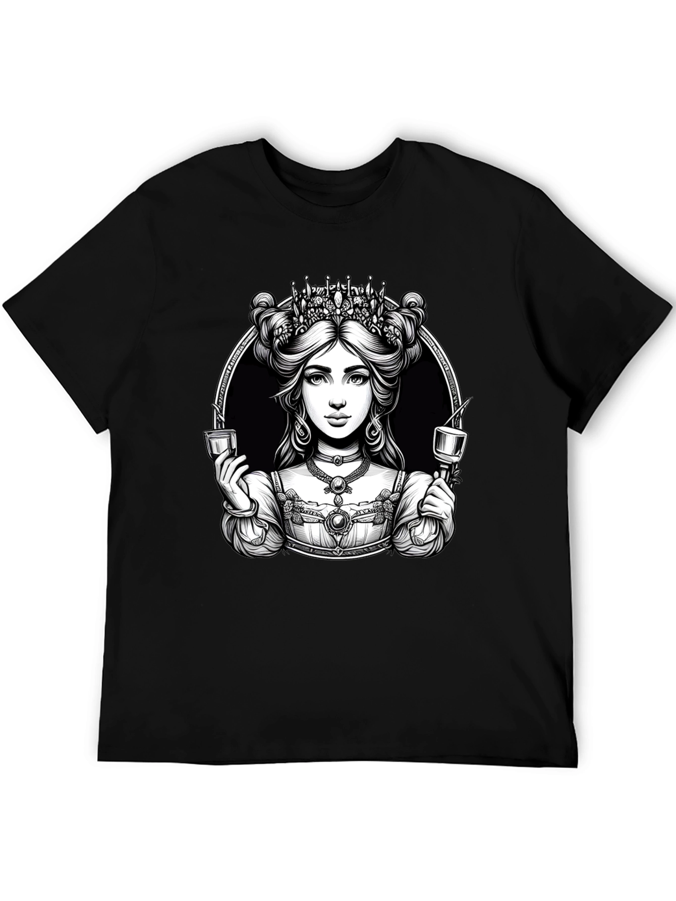 Queen Black T-Shirt - Stylish Graphic Tee