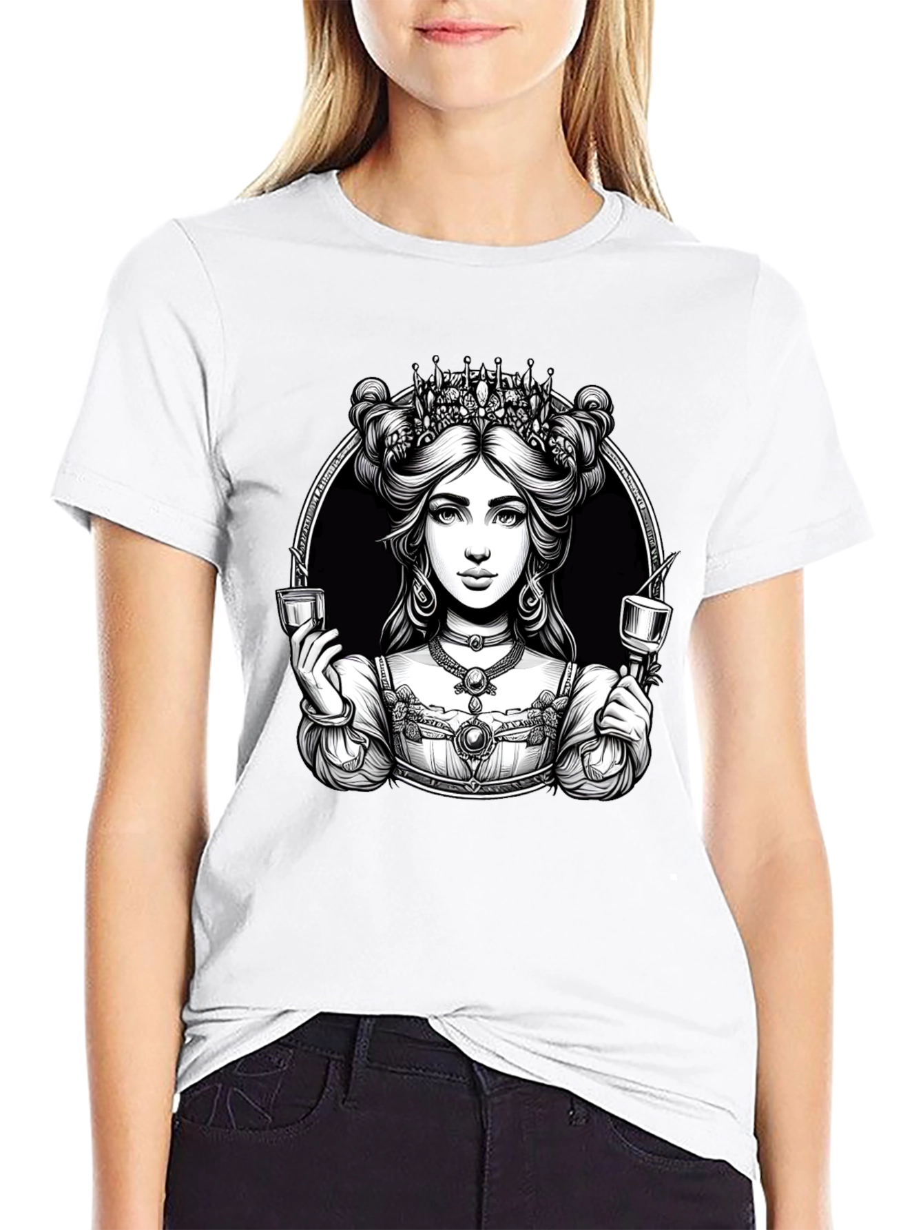 Queen Black T-Shirt - Stylish Graphic Tee