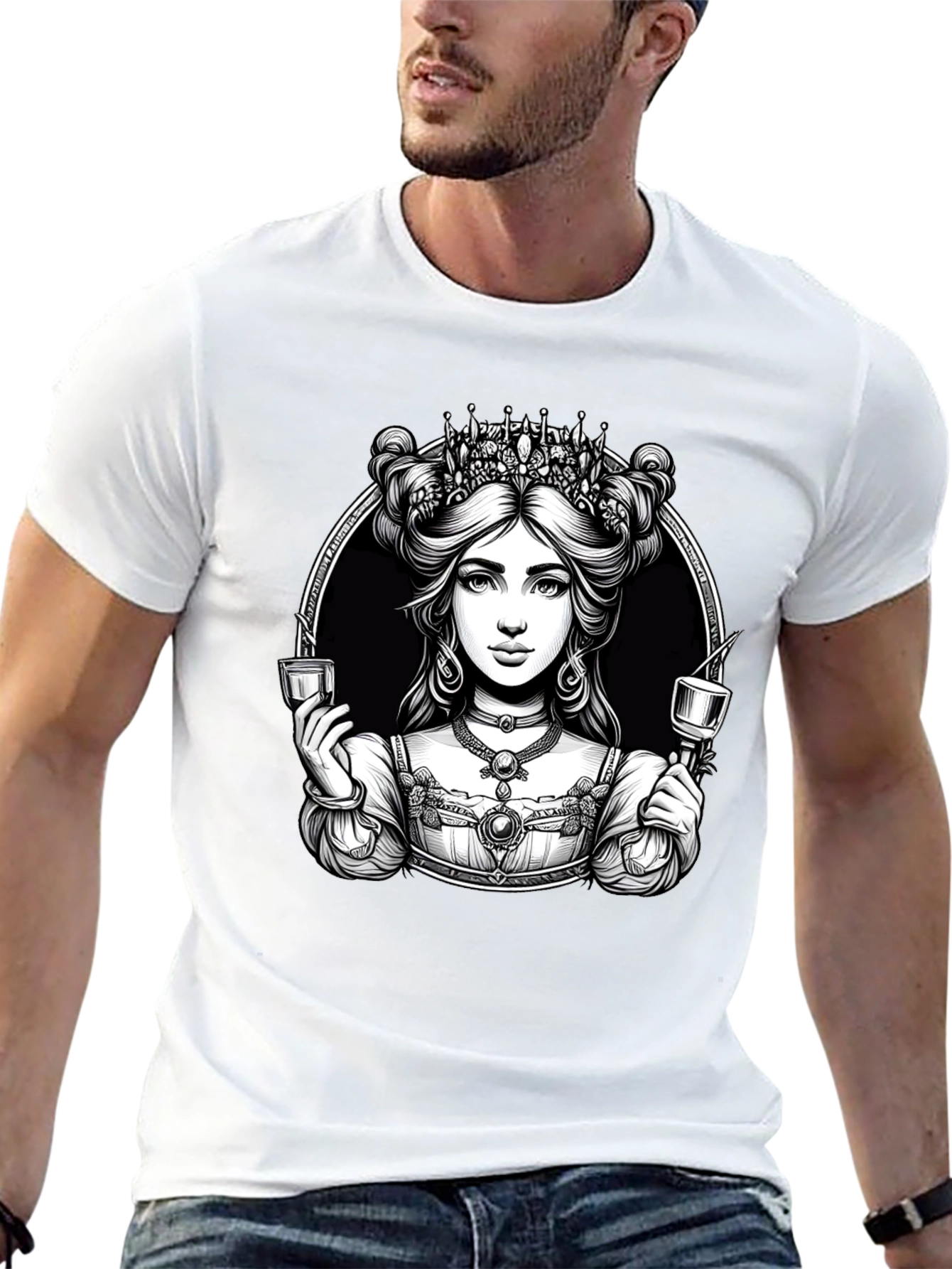 Queen Black T-Shirt - Stylish Graphic Tee
