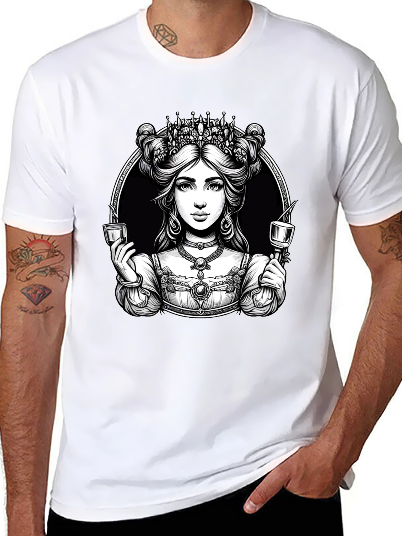 Queen Black T-Shirt - Stylish Graphic Tee