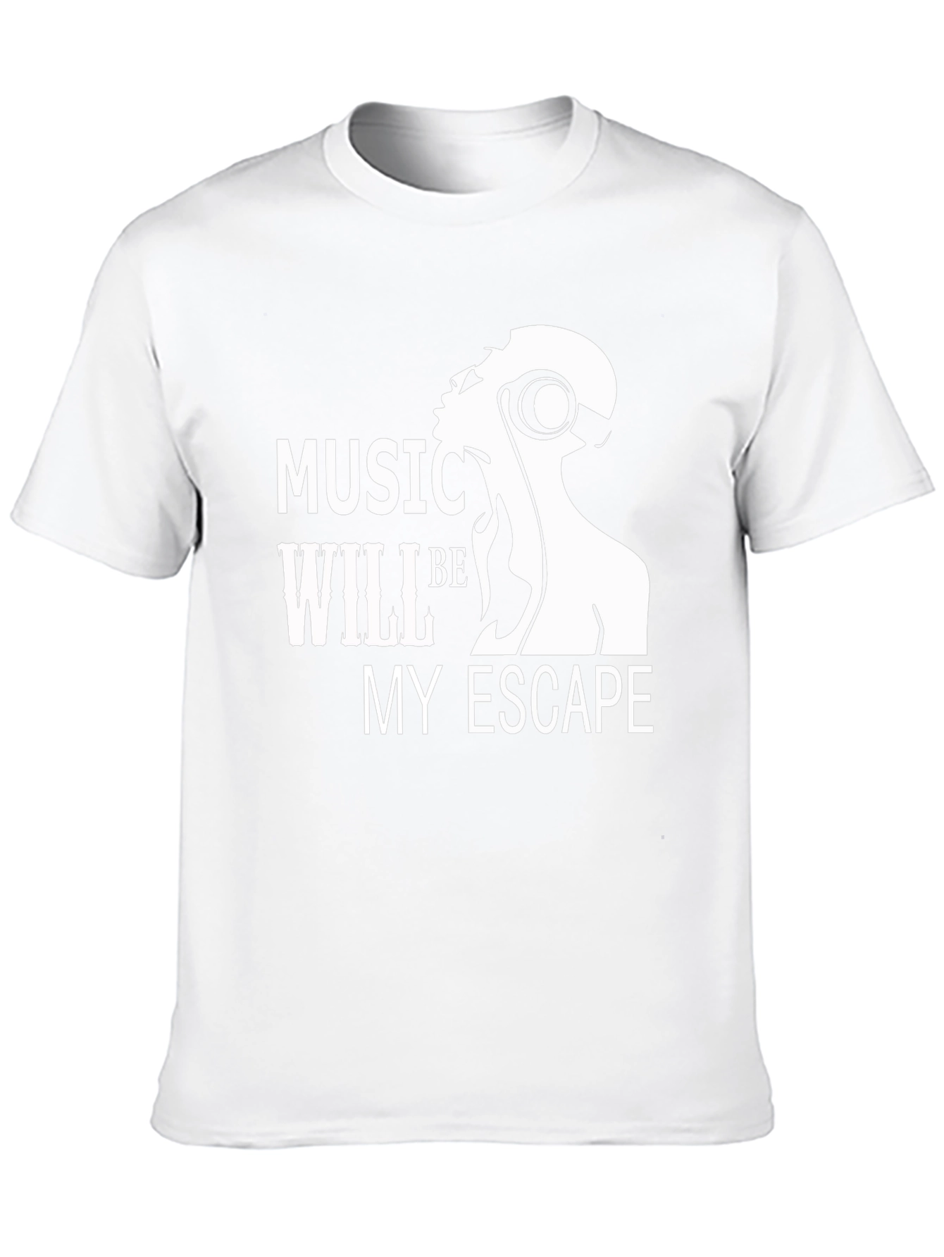 Music My Escape Black Graphic Tee