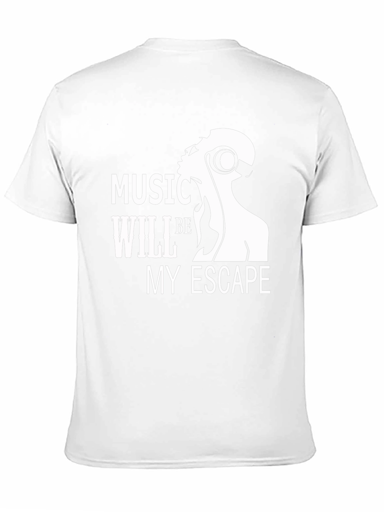 Music My Escape Black Graphic Tee
