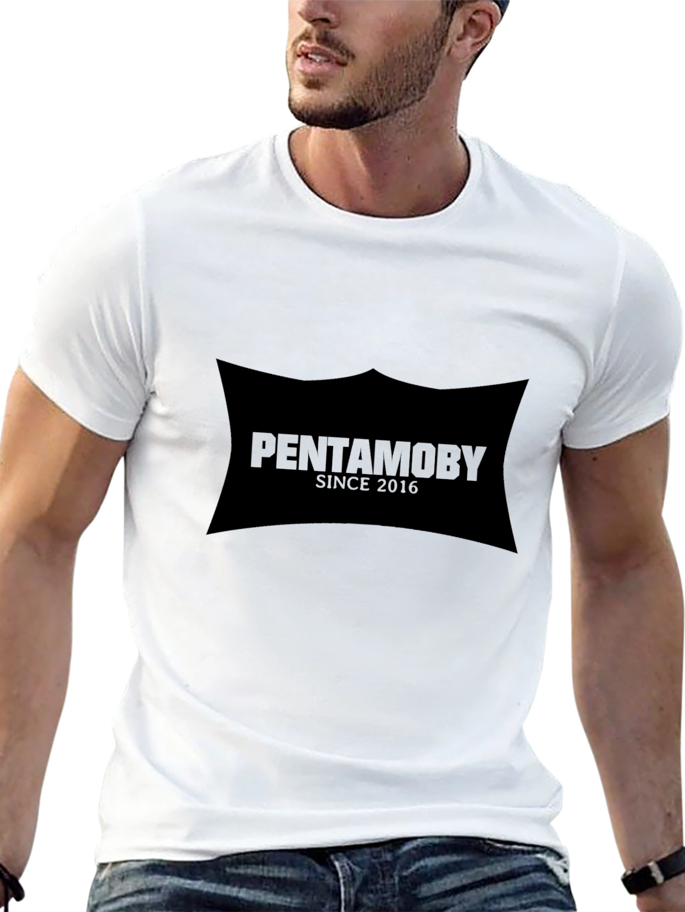 Pentamoby Since 2016 Black Graphic Tee