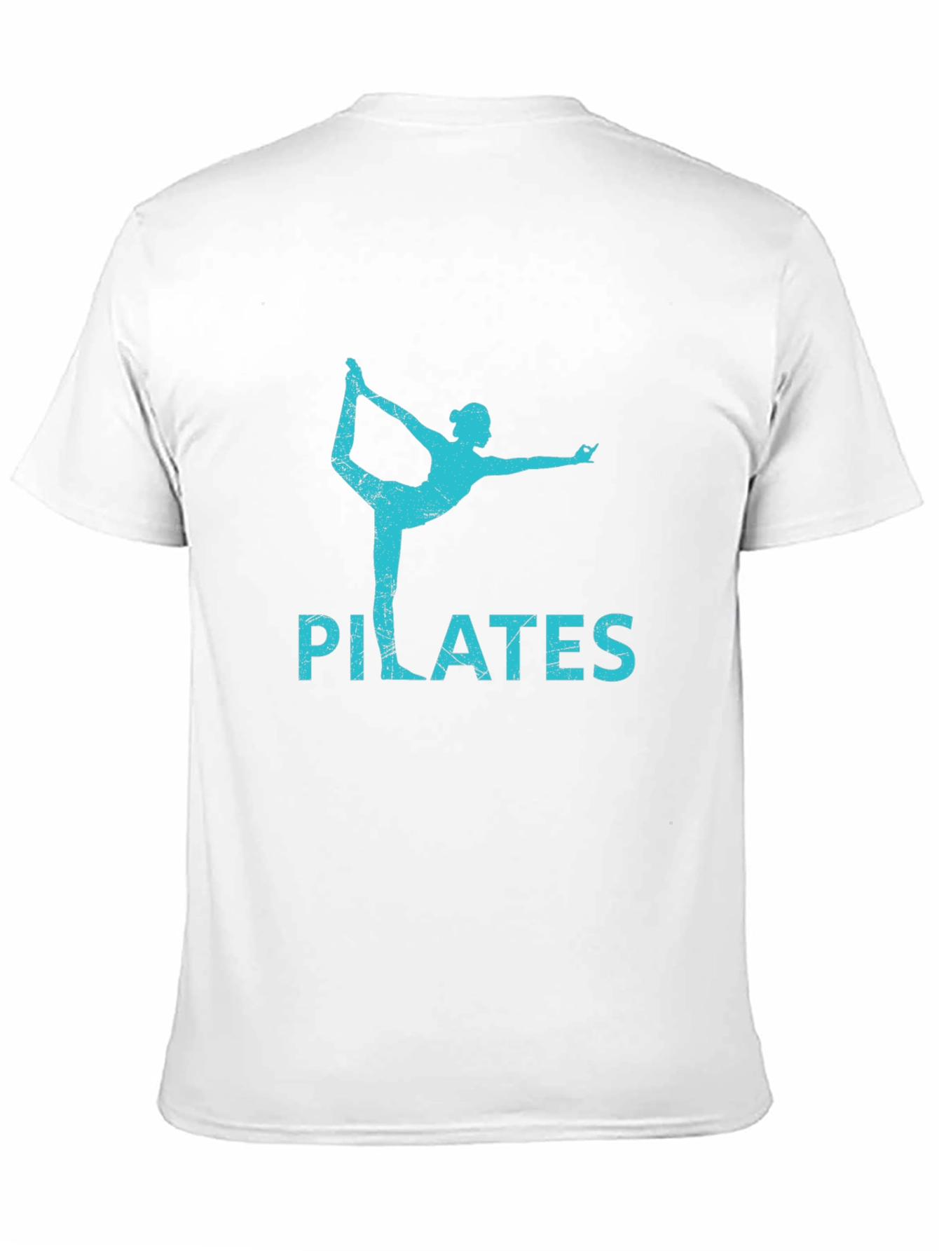 Pilates Pose Black T-Shirt