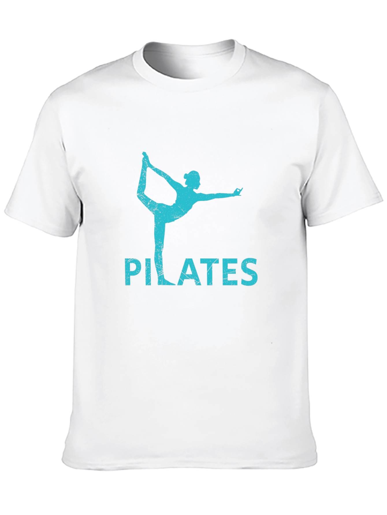Pilates Pose Black T-Shirt
