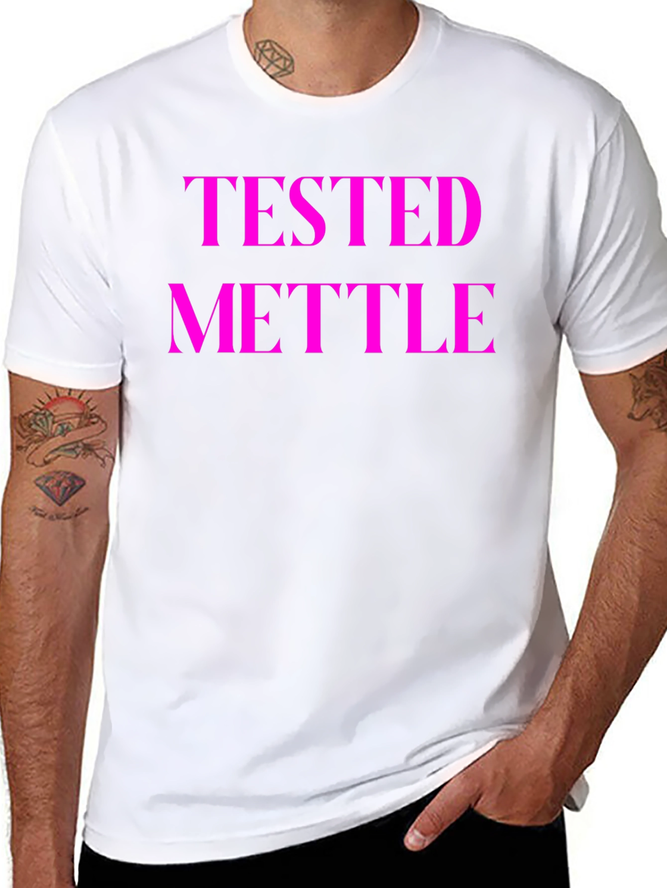 Tested Mettle Graphic Tee - Bold Statement Shirt