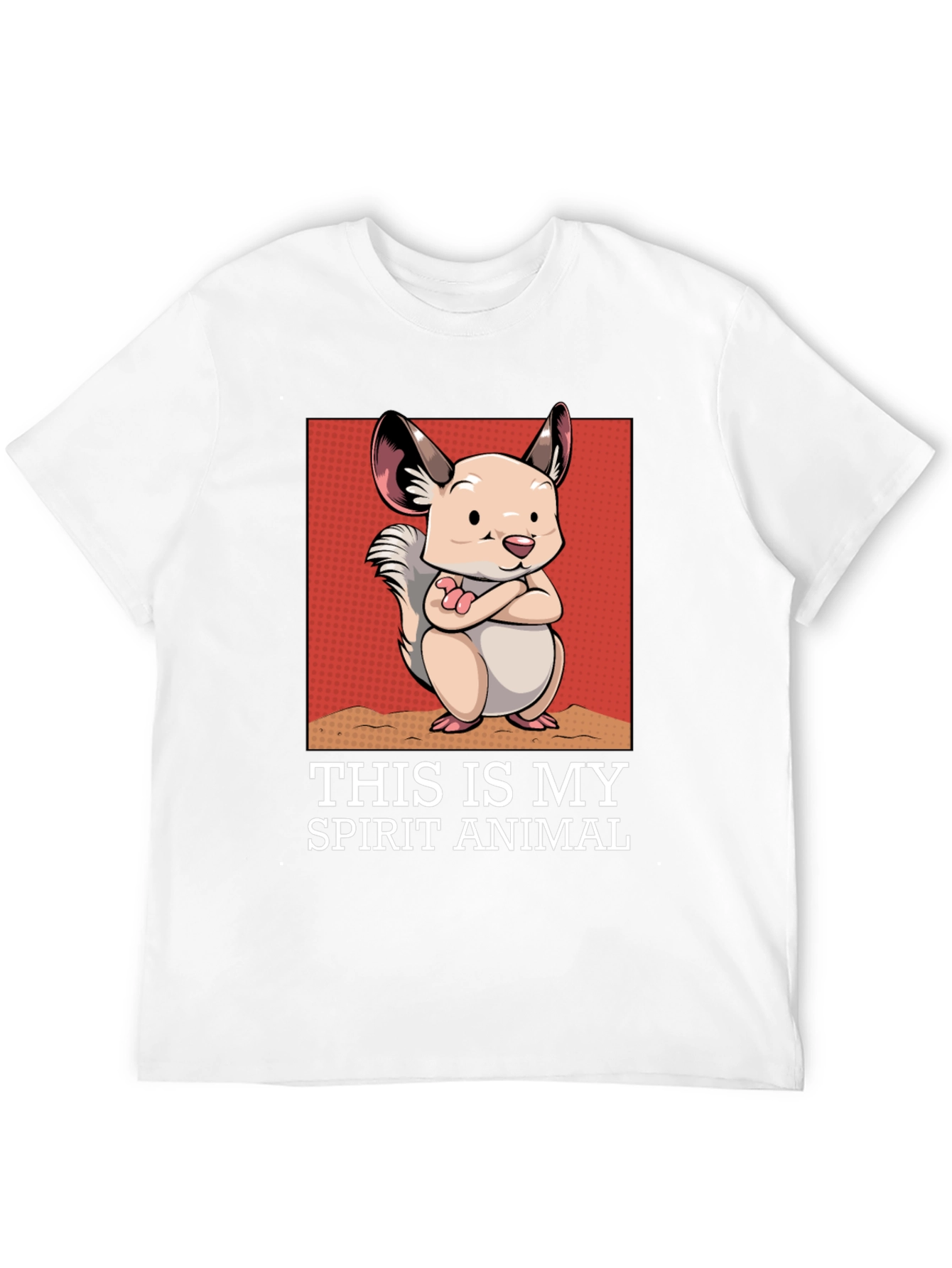 Spirit Animal Chinchilla Graphic T-Shirt