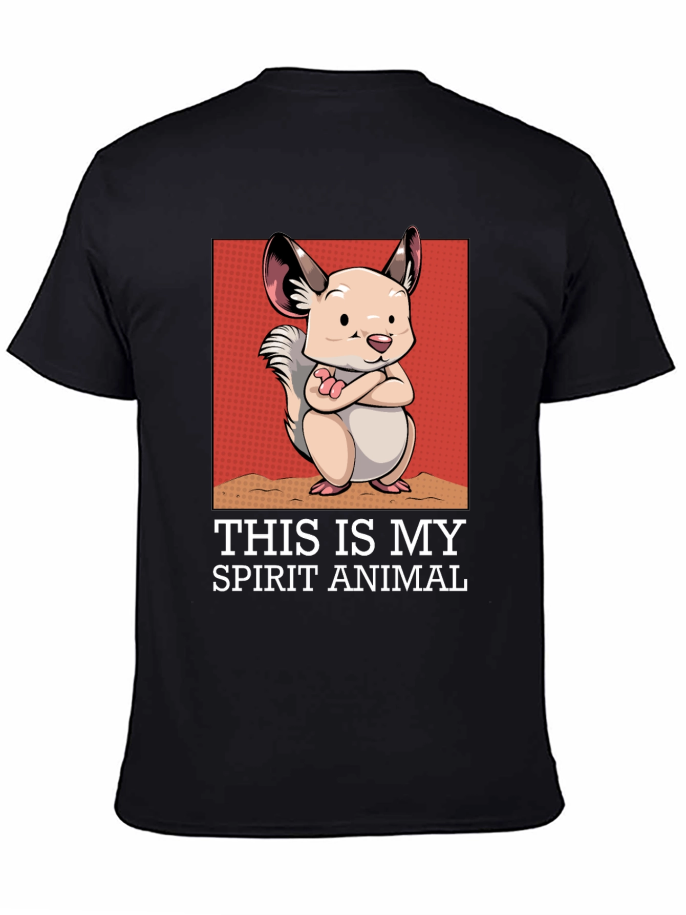 Spirit Animal Chinchilla Graphic T-Shirt
