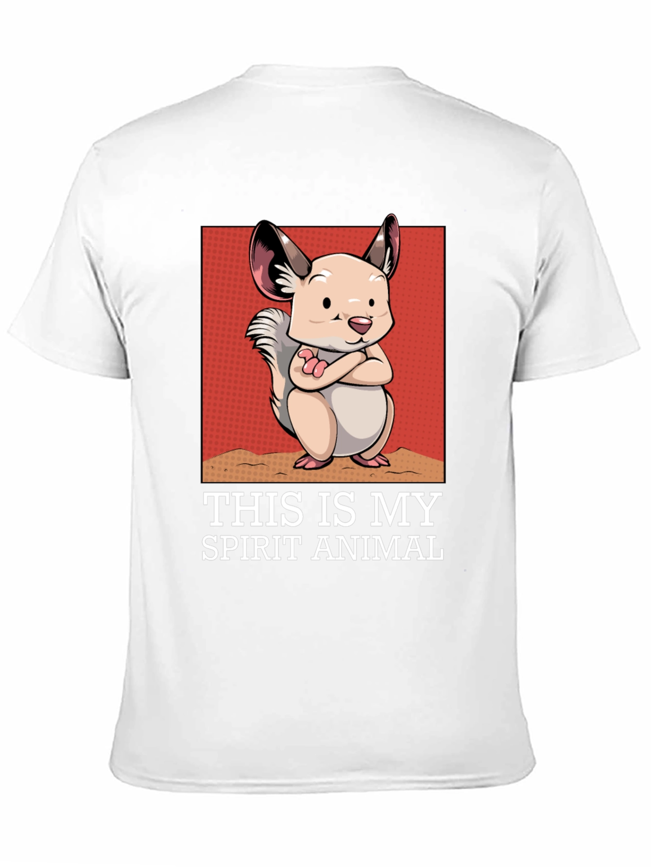 Spirit Animal Chinchilla Graphic T-Shirt