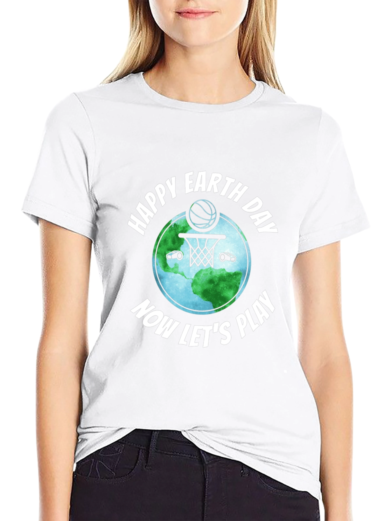 Happy Earth Day Basketball T-Shirt