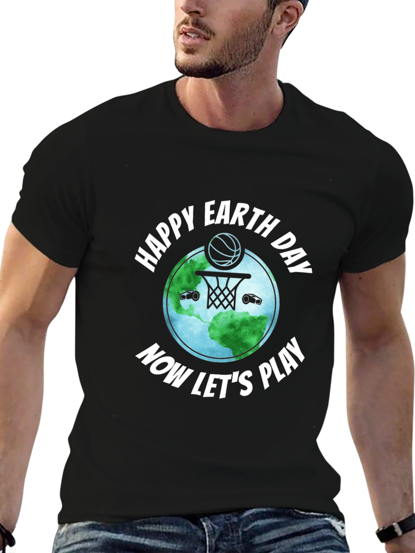 Happy Earth Day Basketball T-Shirt