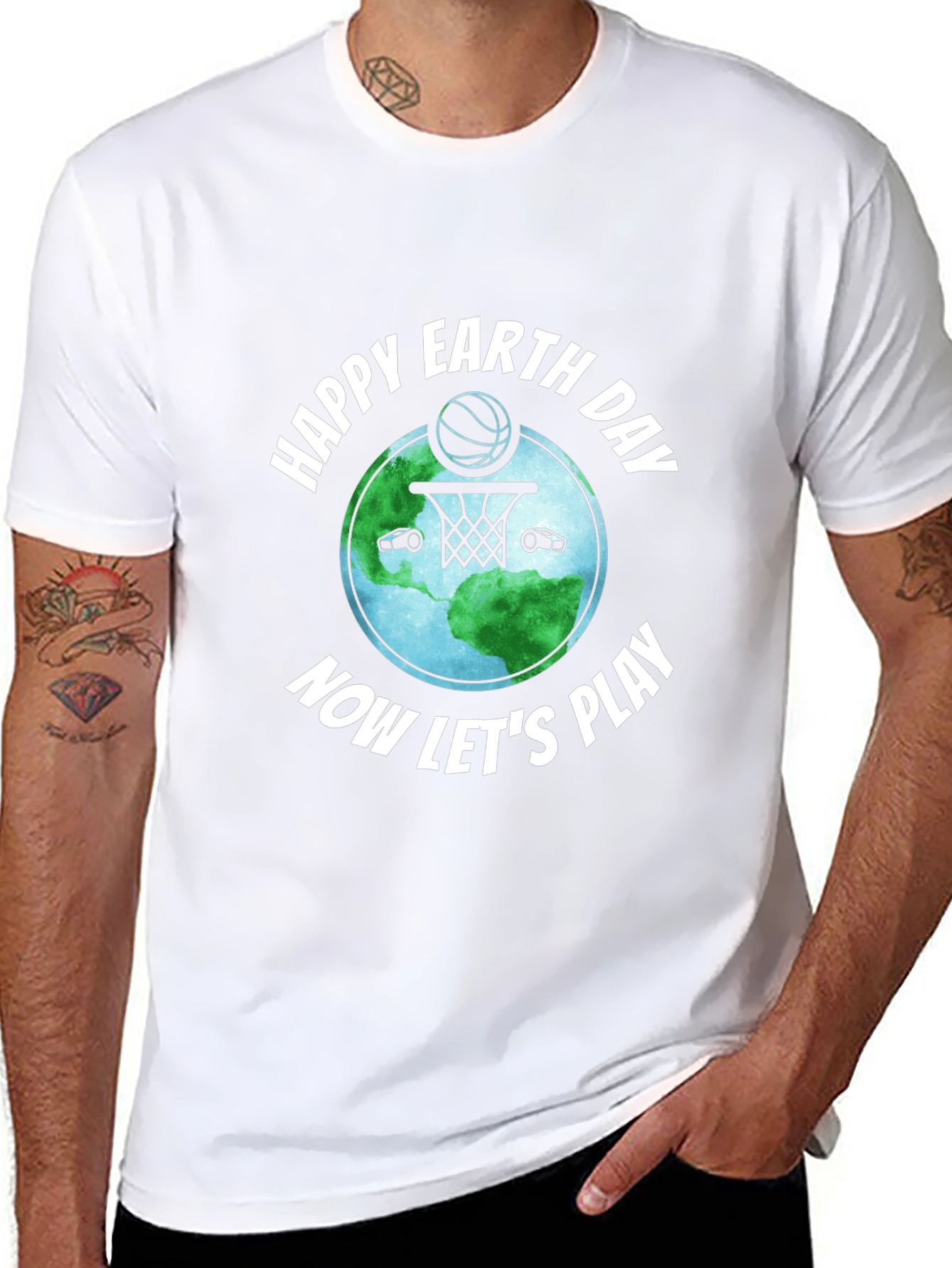 Happy Earth Day Basketball T-Shirt
