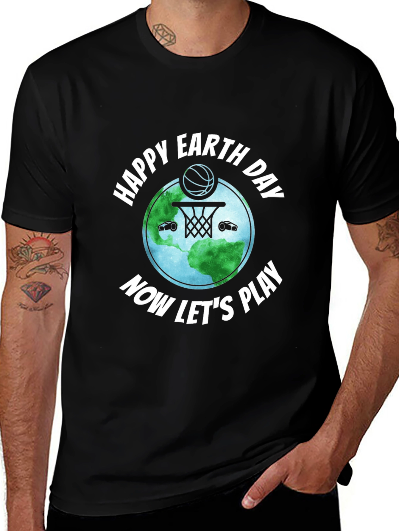 Happy Earth Day Basketball T-Shirt