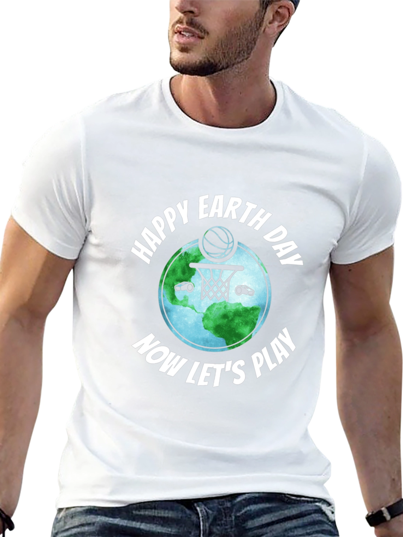 Happy Earth Day Basketball T-Shirt