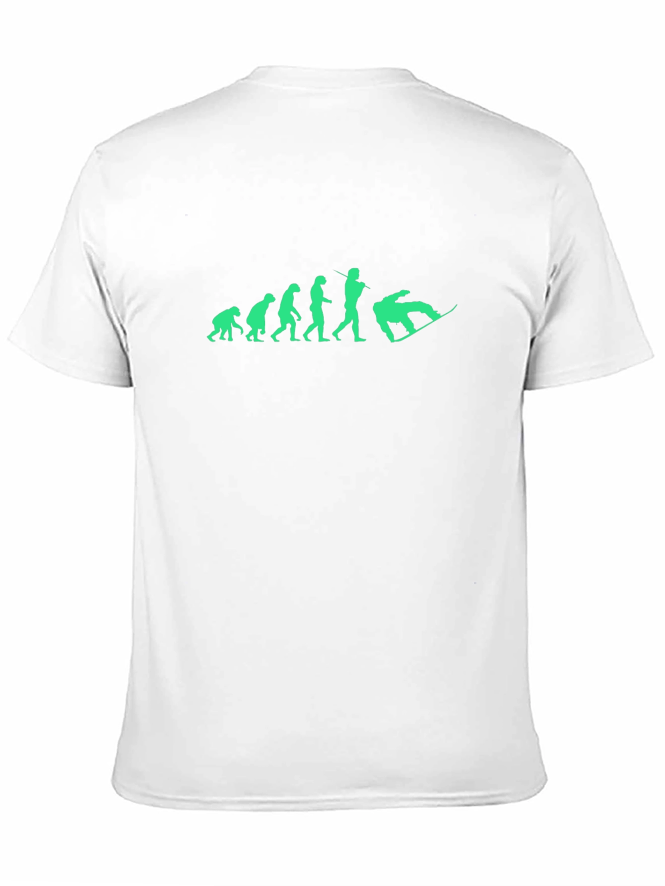Evolution of Snowboarding T-Shirt - Black Cotton Tee