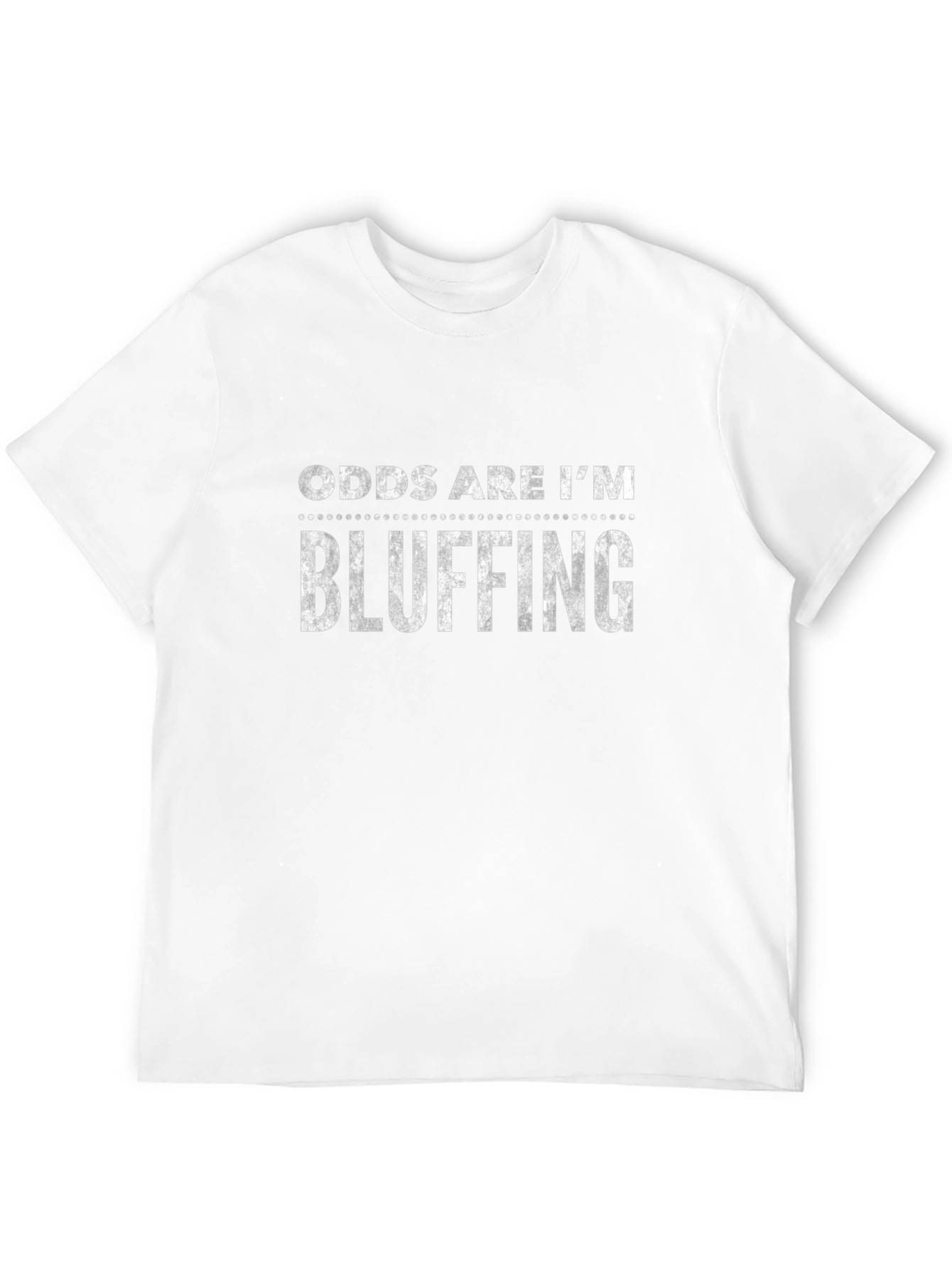 Odds Are Im Bluffing Graphic Tee - Black