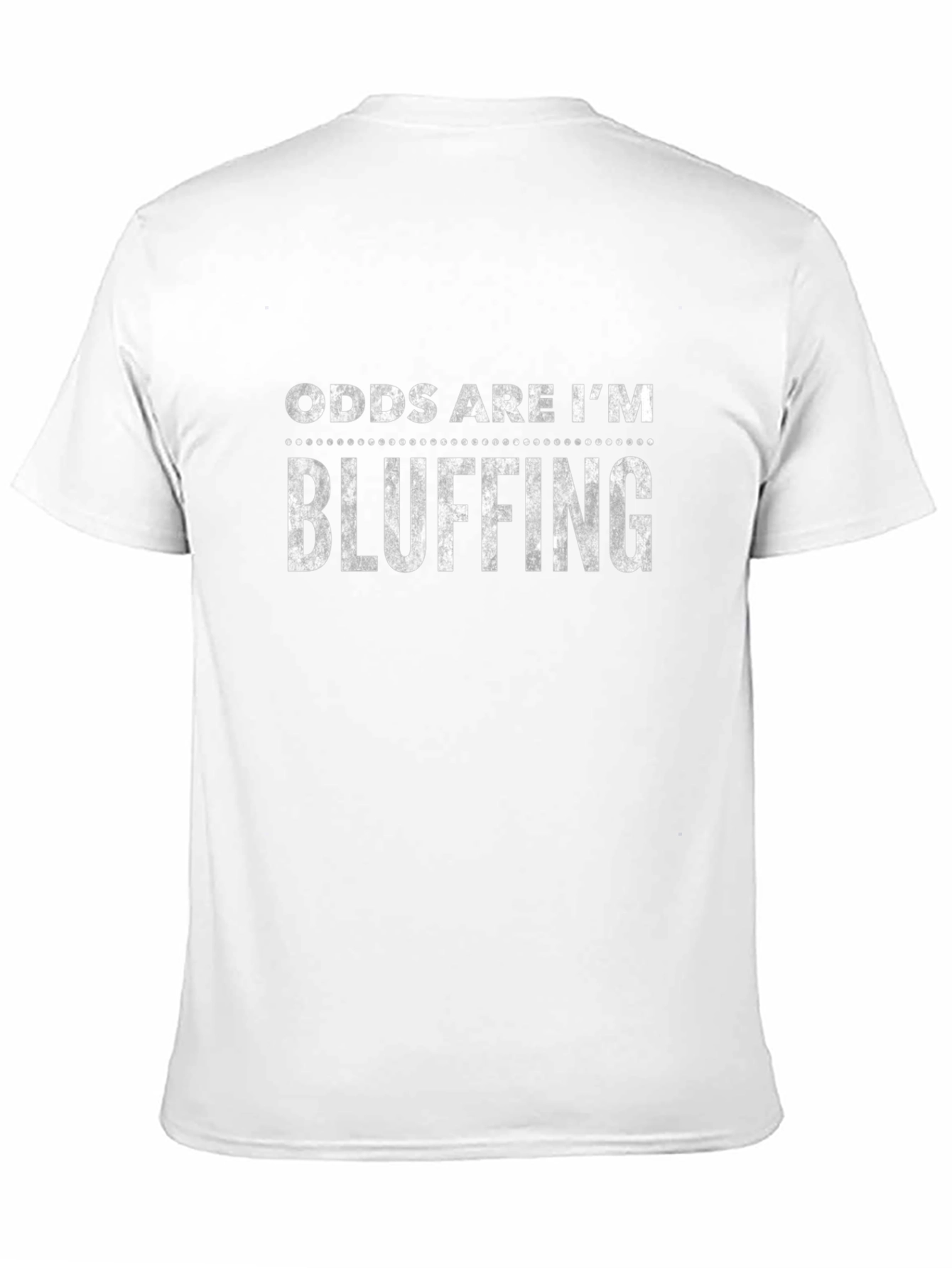 Odds Are Im Bluffing Graphic Tee - Black