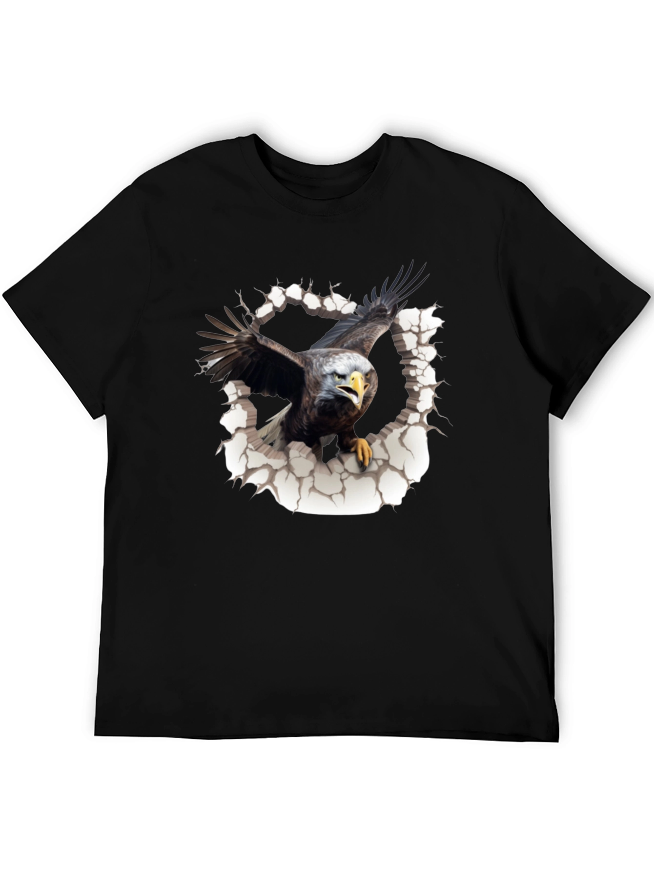 Eagle Burst T-Shirt - Mens Black Graphic Tee