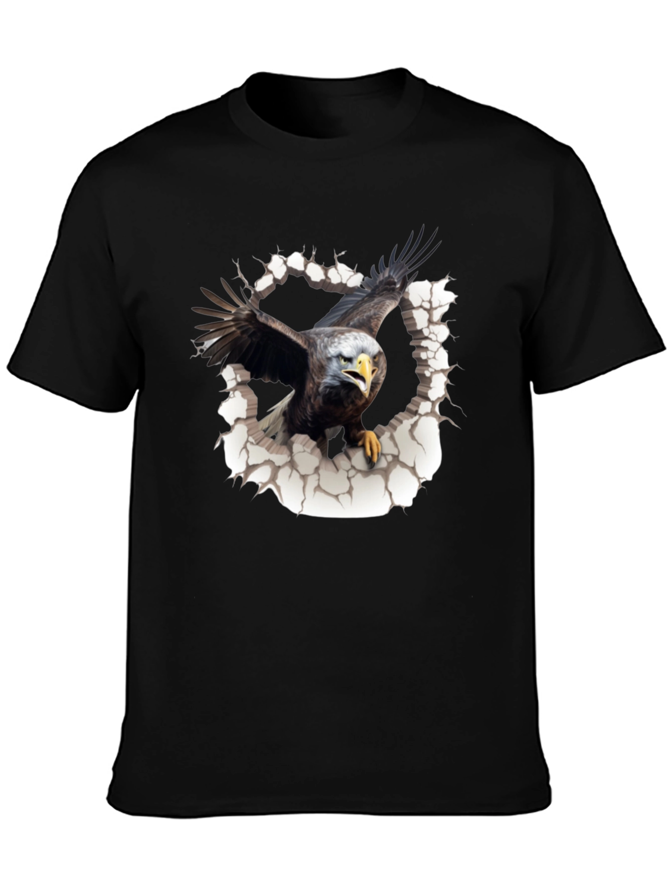 Eagle Burst T-Shirt - Mens Black Graphic Tee