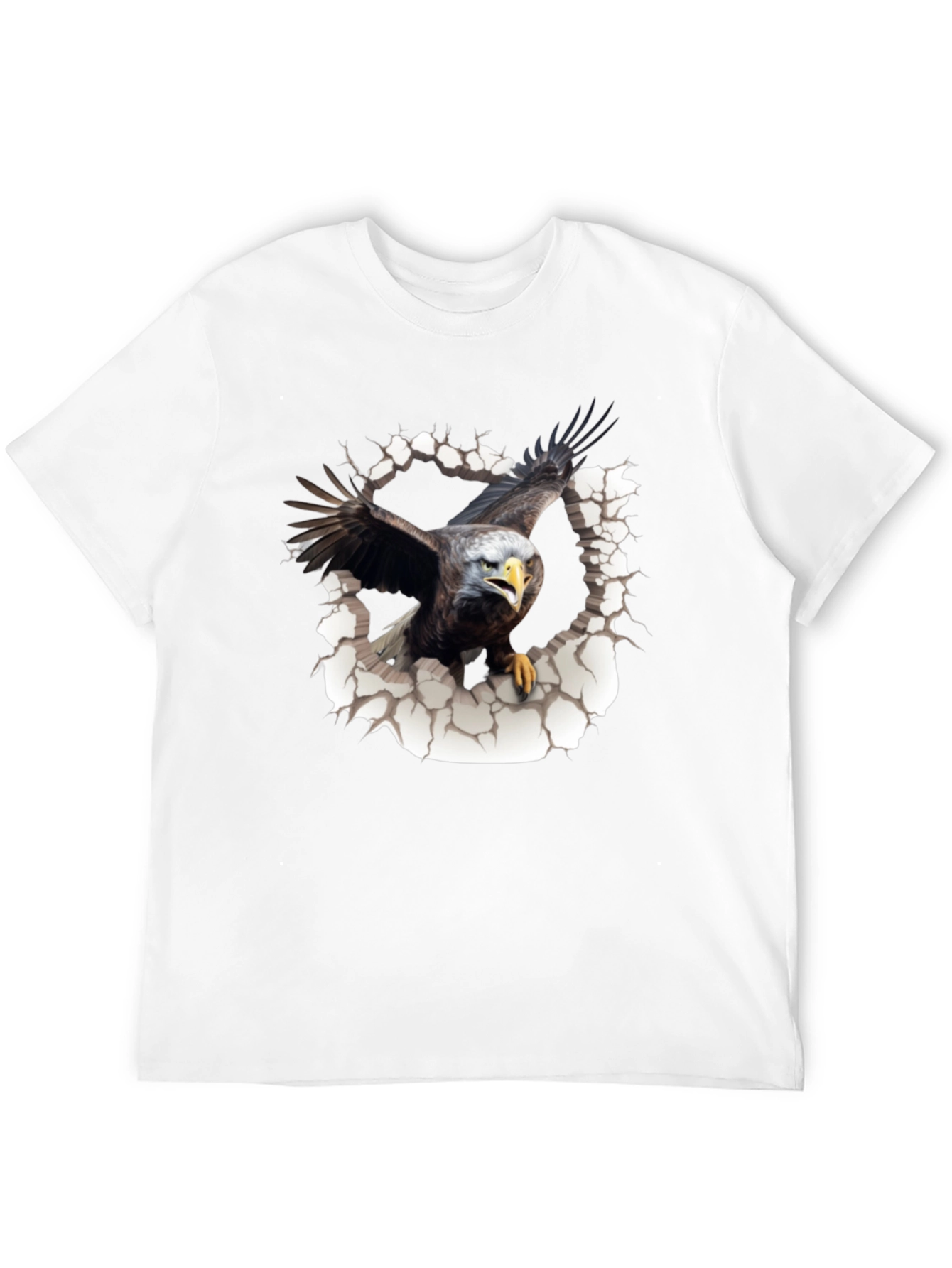 Eagle Burst T-Shirt - Mens Black Graphic Tee