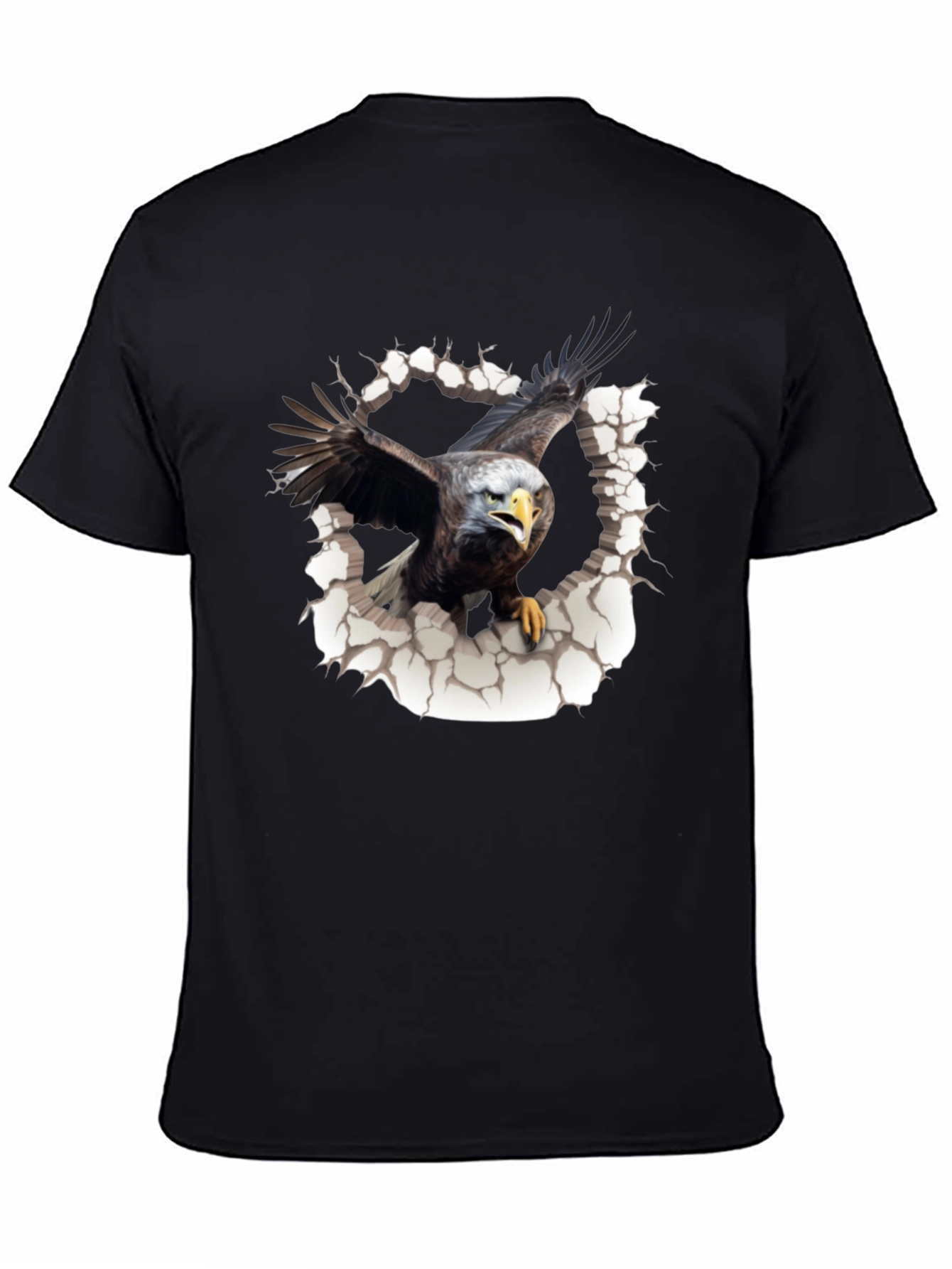 Eagle Burst T-Shirt - Mens Black Graphic Tee