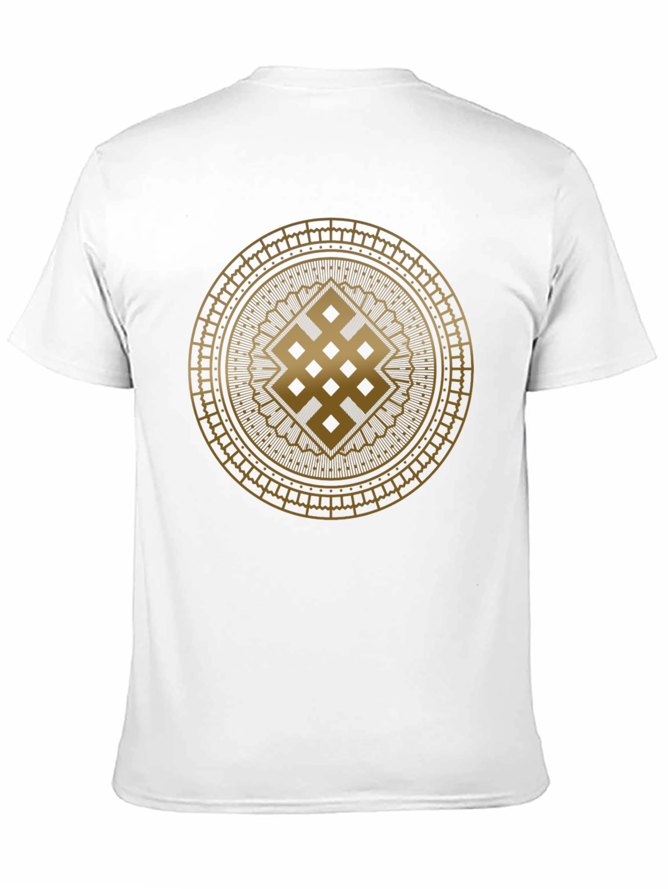 Endless Knot Graphic Tee - Stylish Mens Black T-Shirt