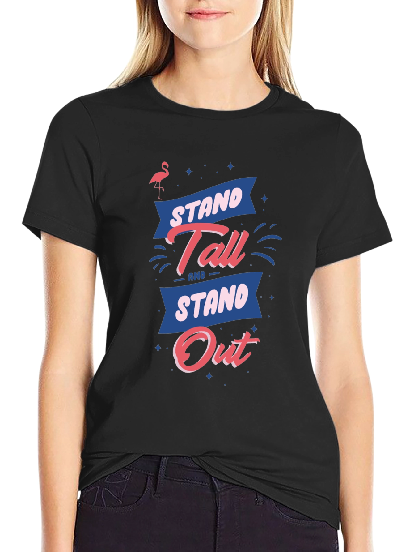 Stand Tall Graphic Print Tee