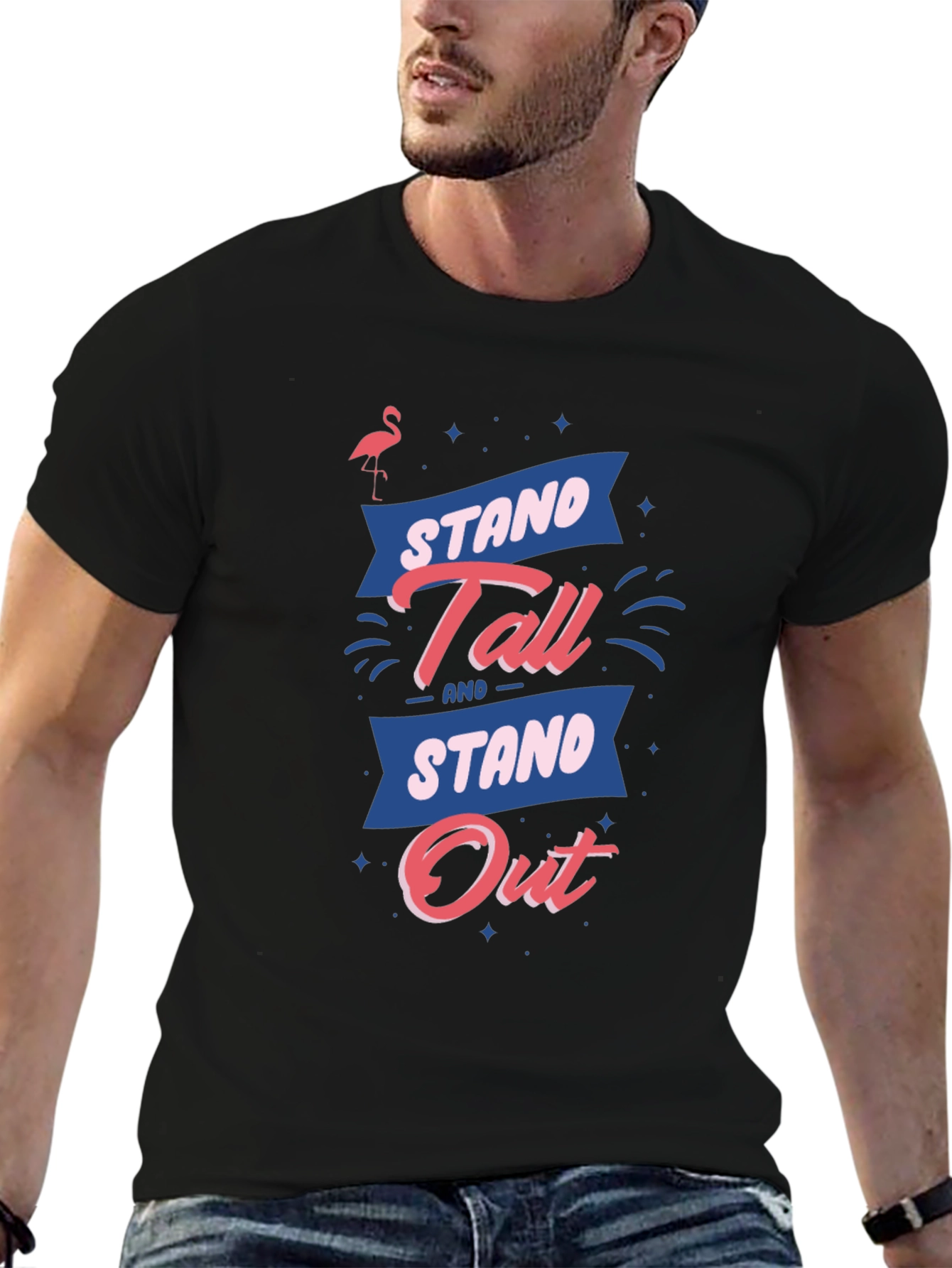 Stand Tall Graphic Print Tee