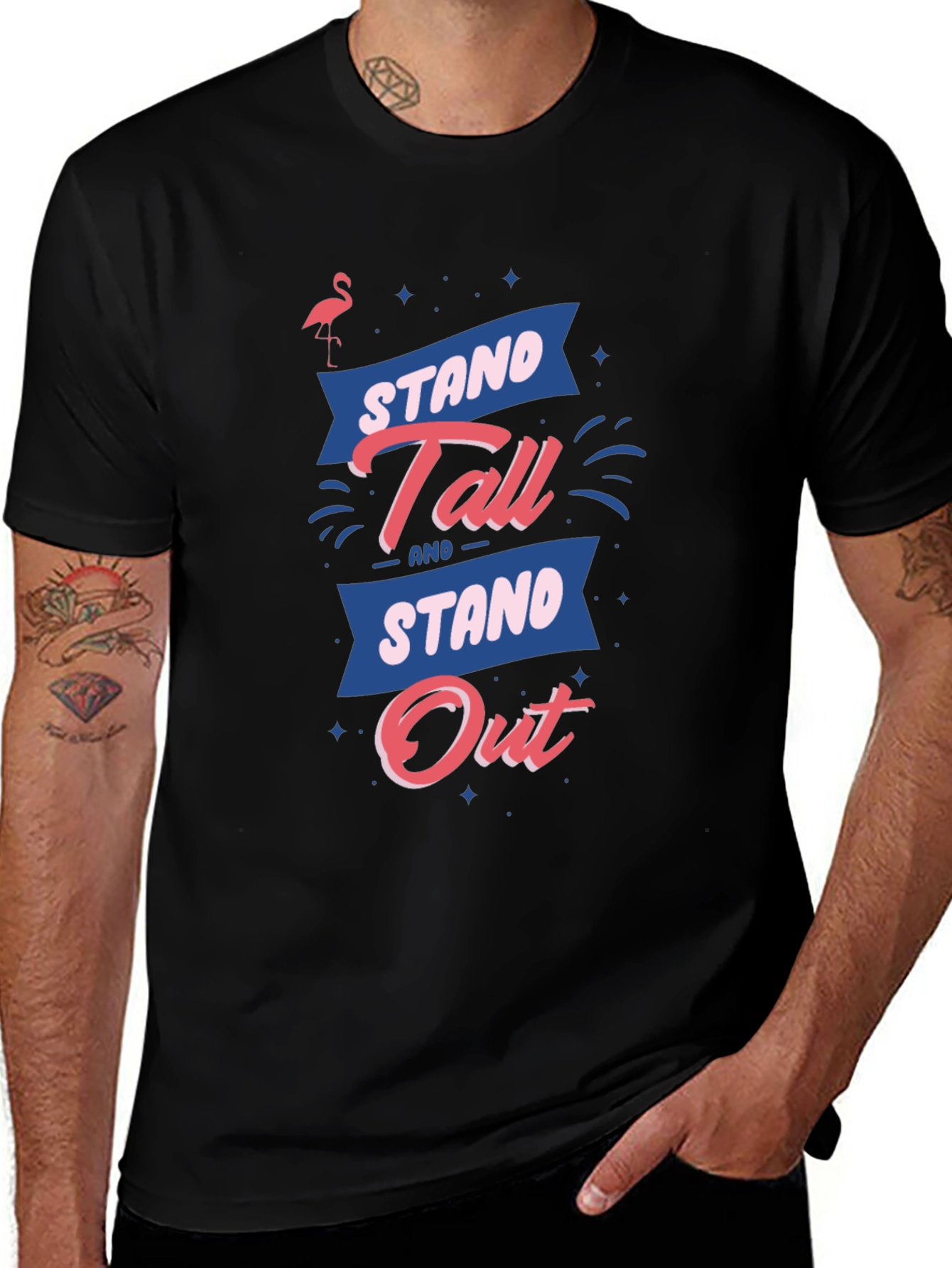 Stand Tall Graphic Print Tee