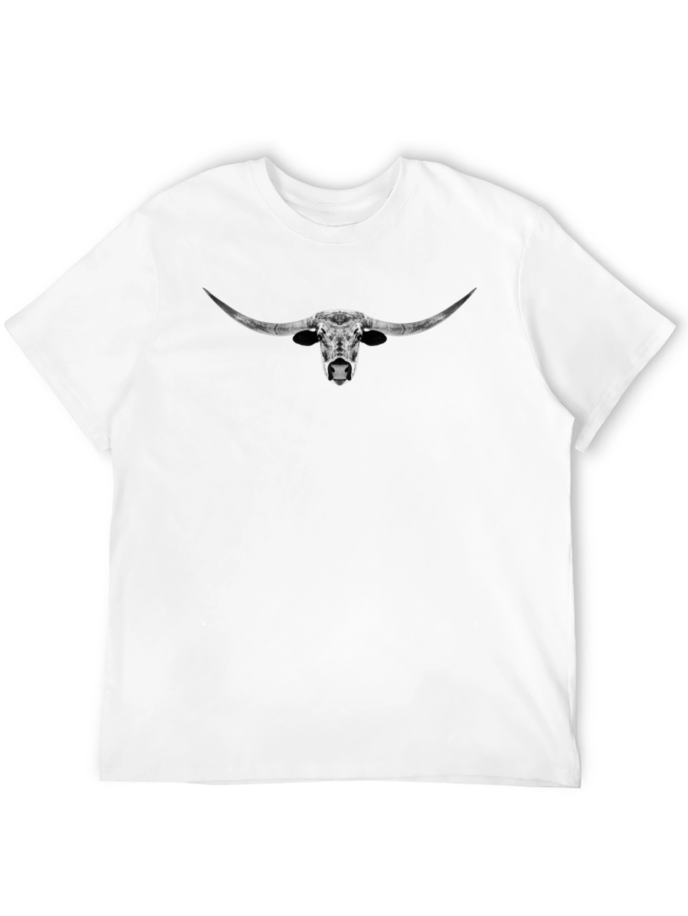 Longhorn Steer Graphic Tee - Unisex Black T-Shirt