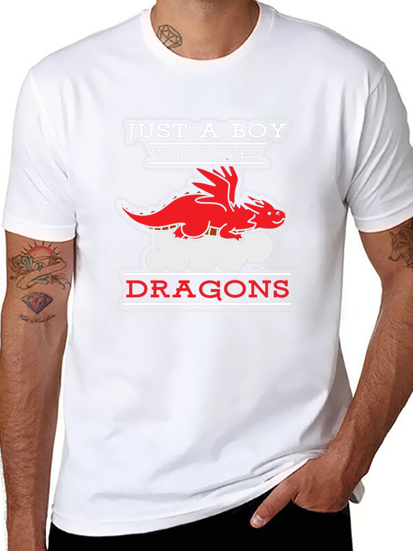 Boy Who Loves Dragons T-Shirt