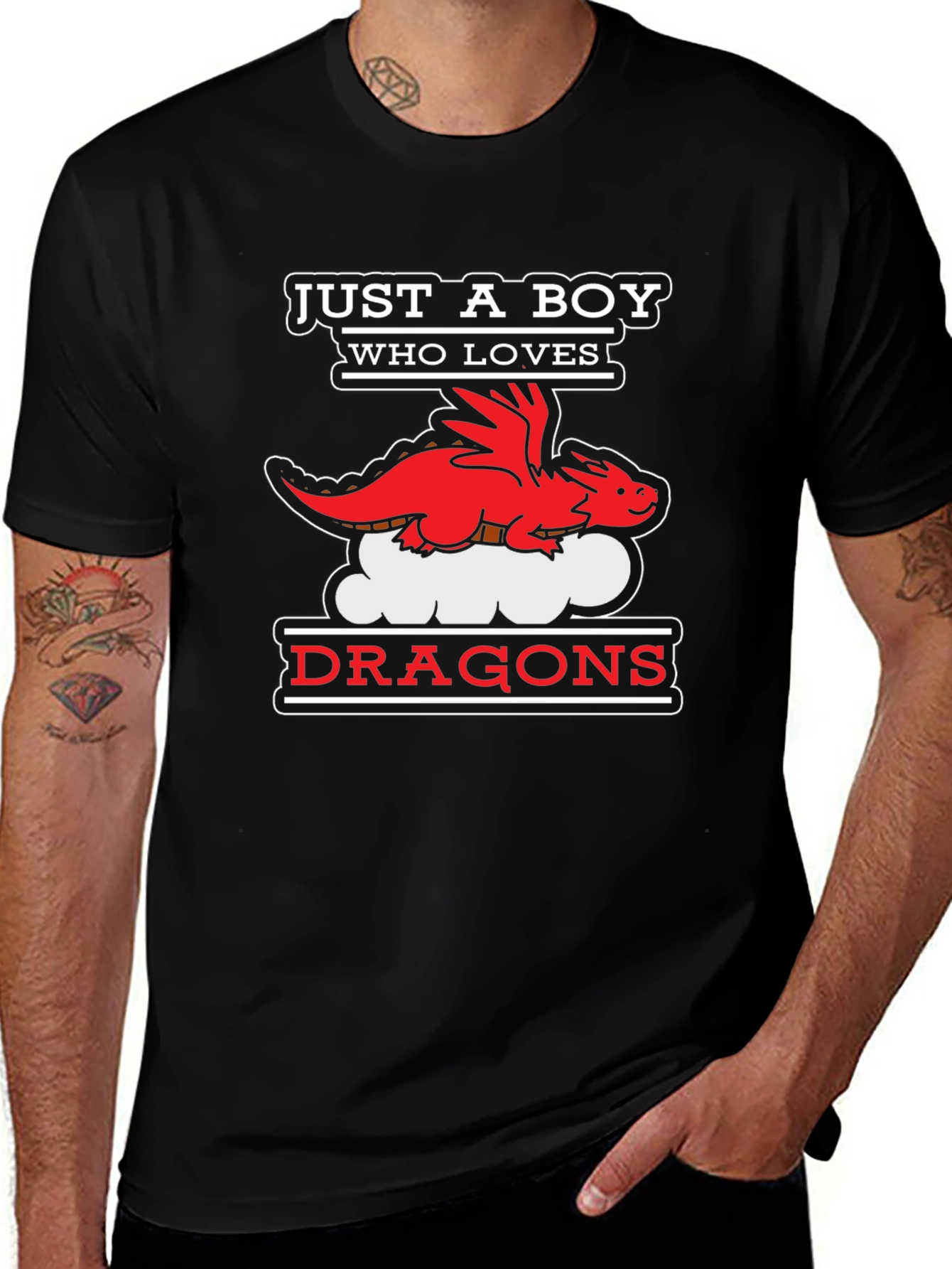 Boy Who Loves Dragons T-Shirt