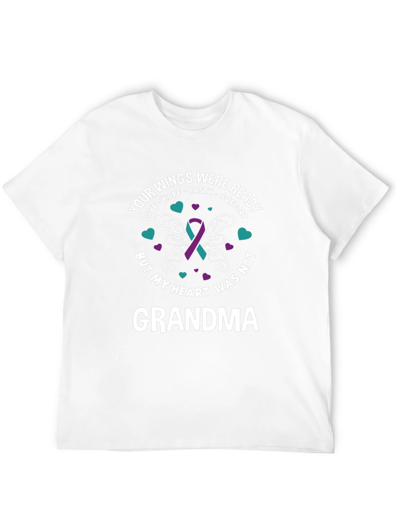 Grandma Memorial T-Shirt - Your Wings Were Ready