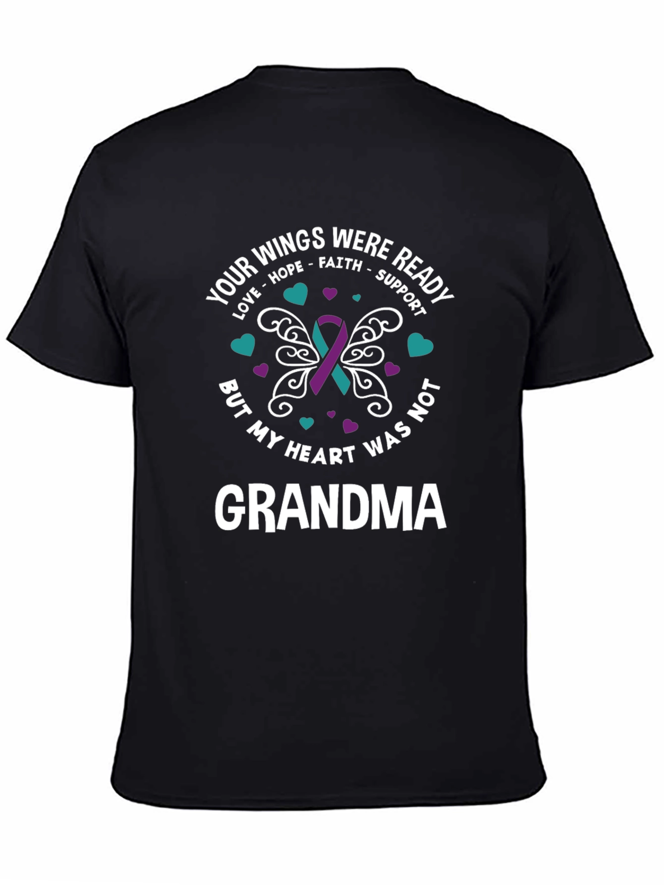 Grandma Memorial T-Shirt - Your Wings Were Ready