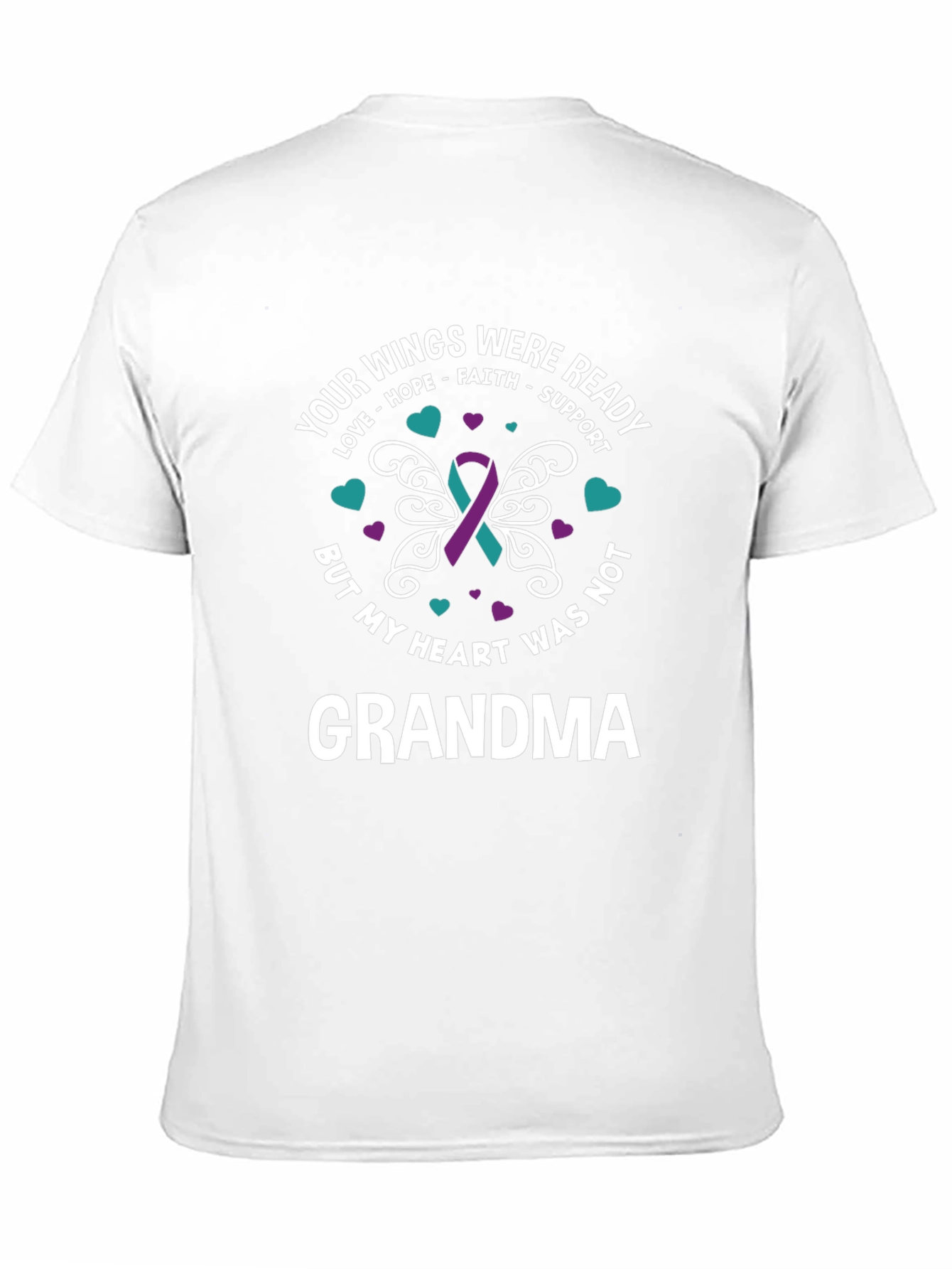 Grandma Memorial T-Shirt - Your Wings Were Ready