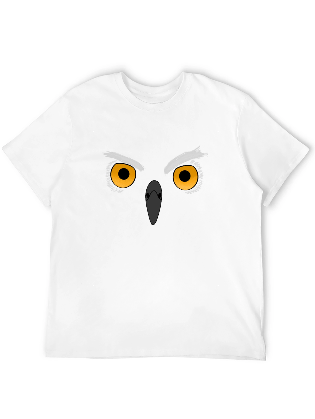 Owl Eyes Graphic Black T-Shirt