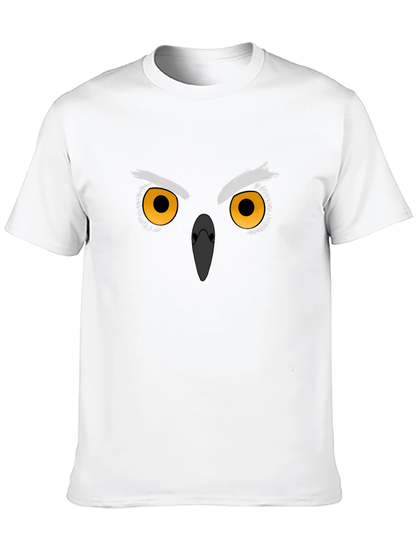 Owl Eyes Graphic Black T-Shirt