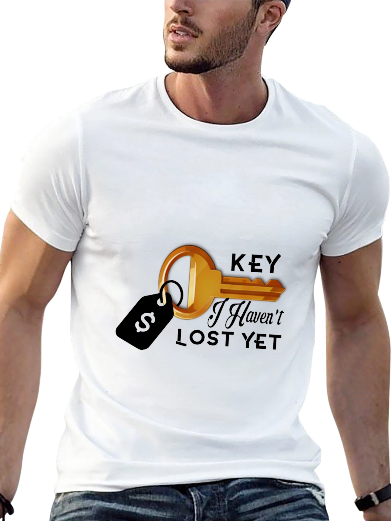 Humorous Key I Havent Lost Yet Graphic T-Shirt