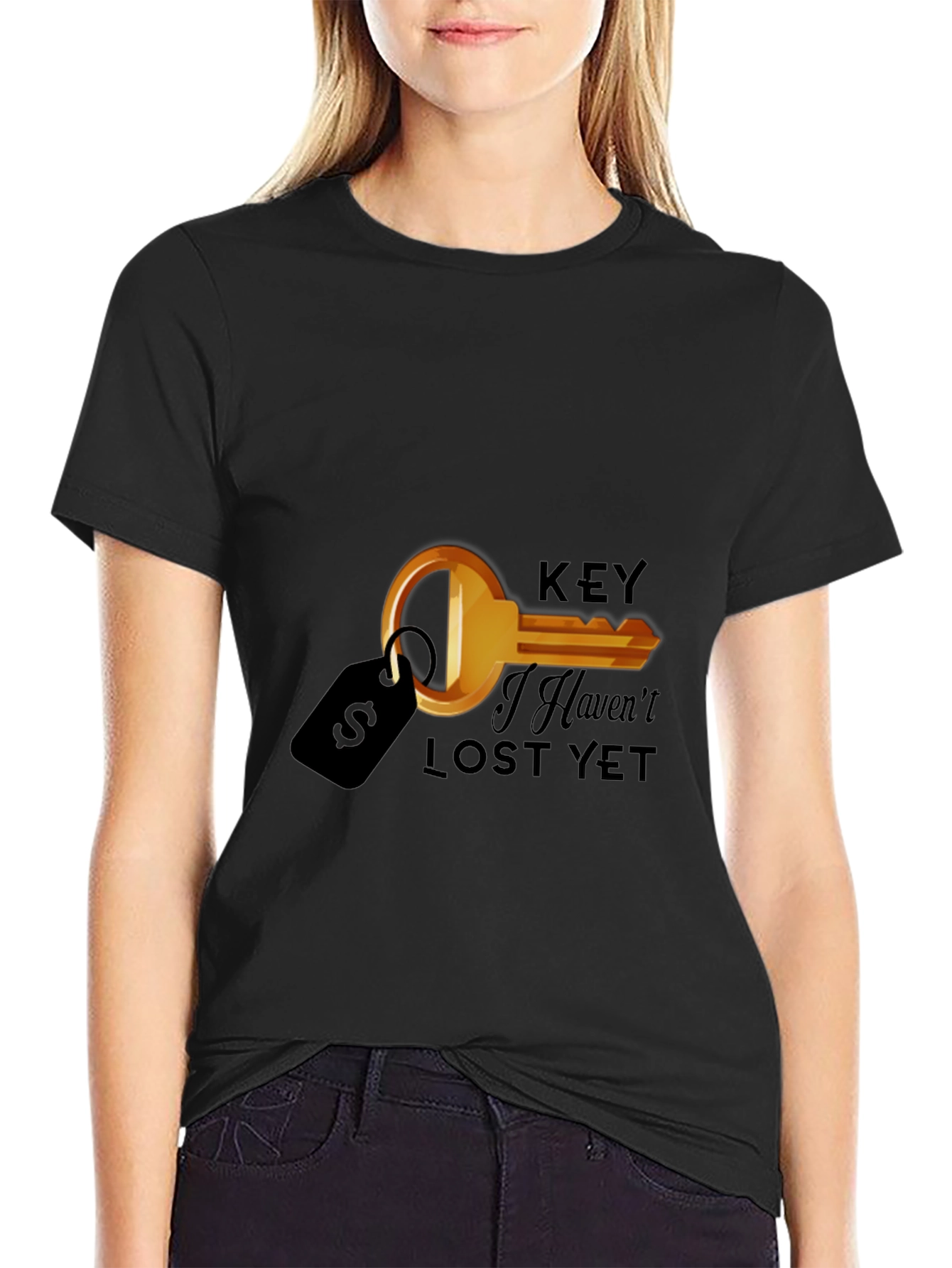 Humorous Key I Havent Lost Yet Graphic T-Shirt