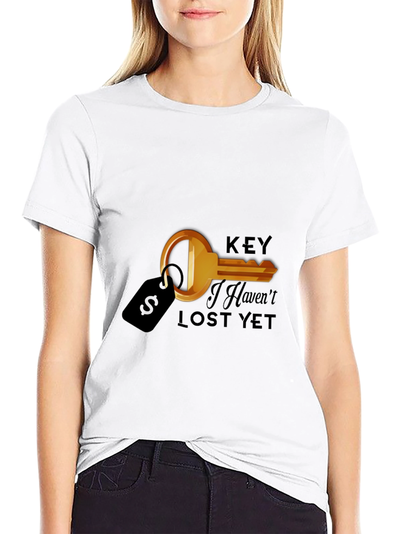 Humorous Key I Havent Lost Yet Graphic T-Shirt