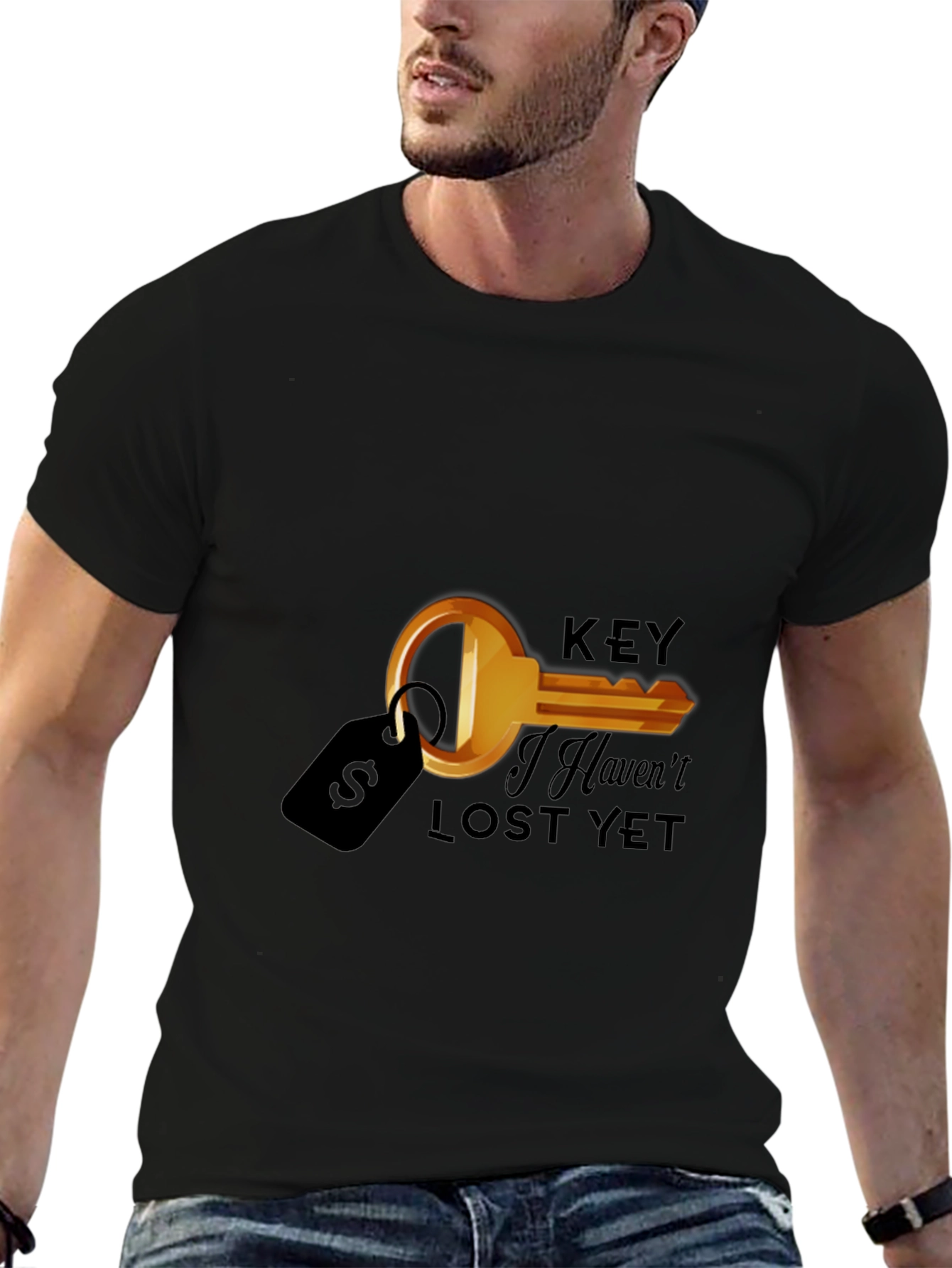 Humorous Key I Havent Lost Yet Graphic T-Shirt